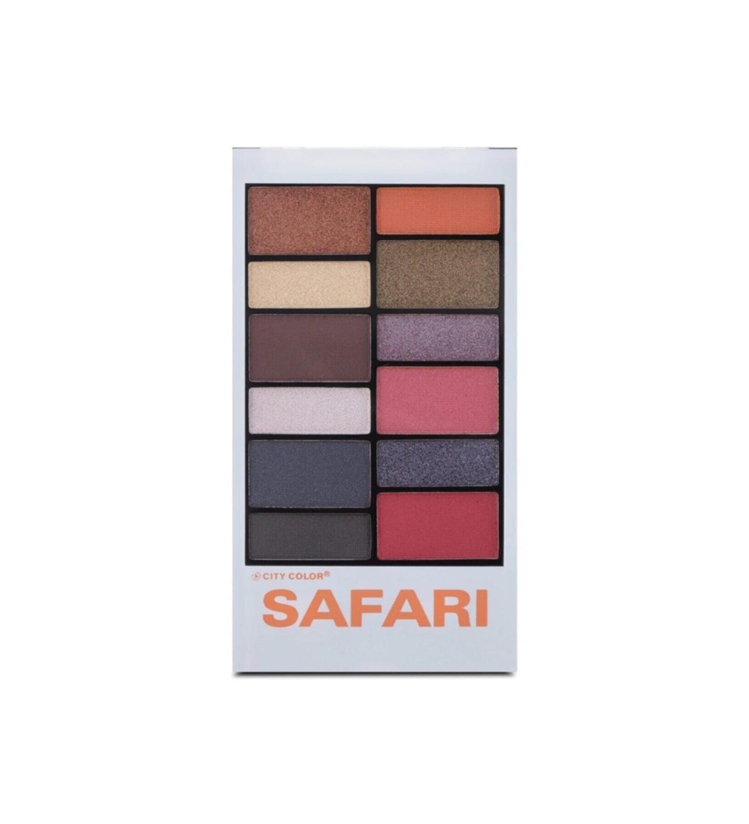 city color Safari Eyeshadow Palette 12 pack