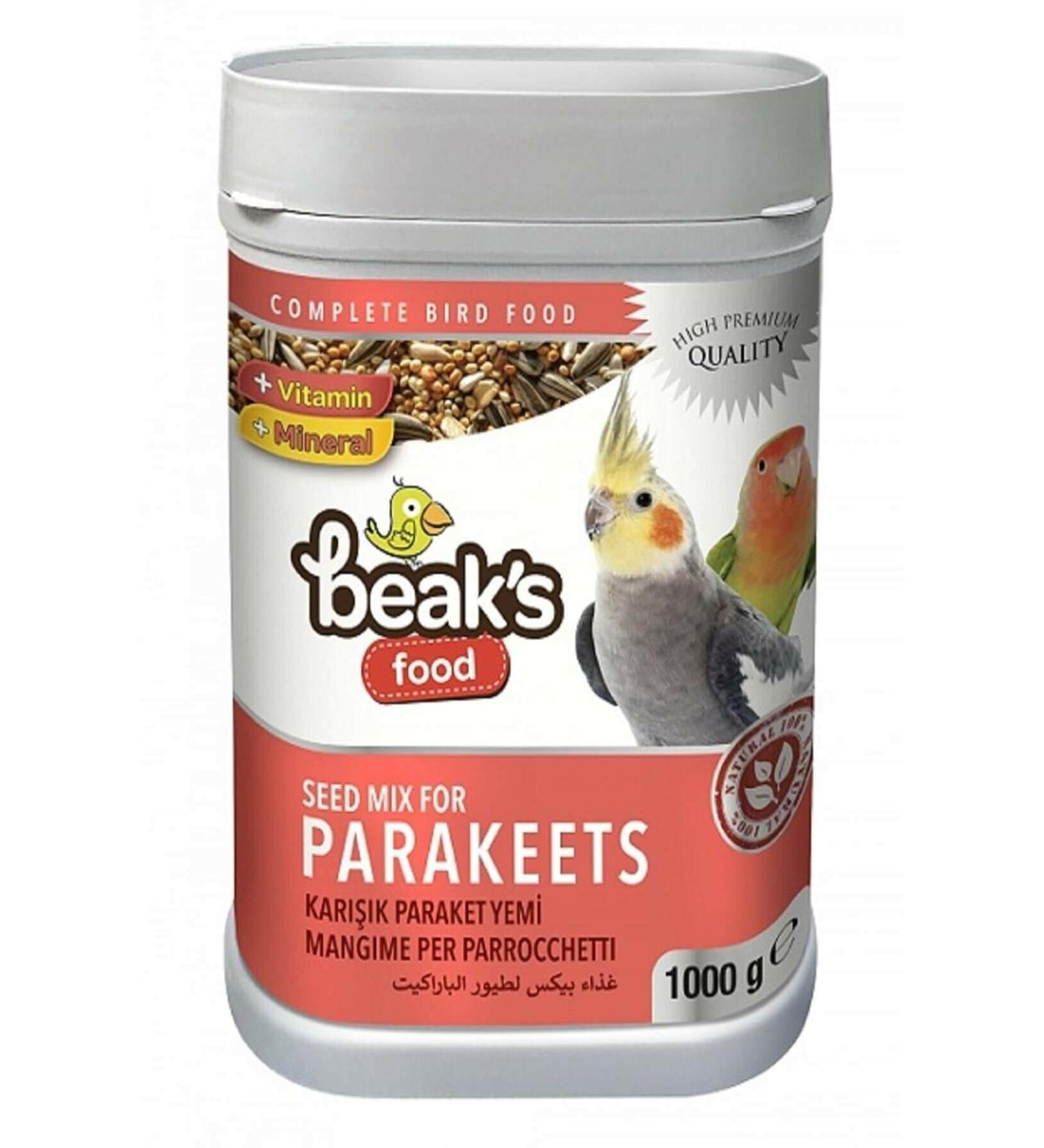 Beaks Parakeet Parrot Food 1000 Gr