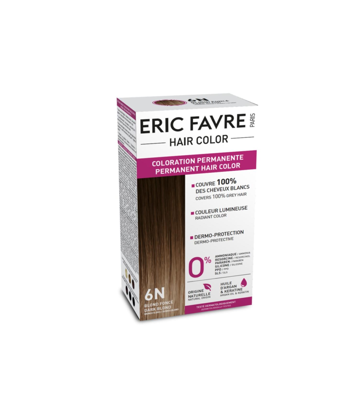 Eric Favre Herbal Hair Dye 6n Dark Blonde ppd free