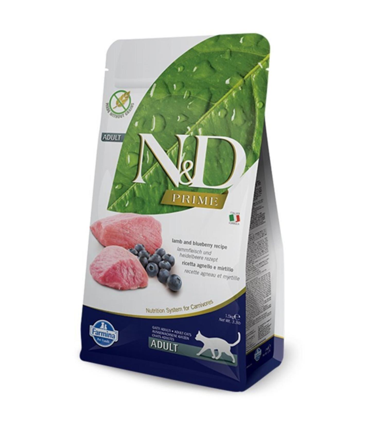 N & D Prime Lamb Adult Cat Food 5 Kg