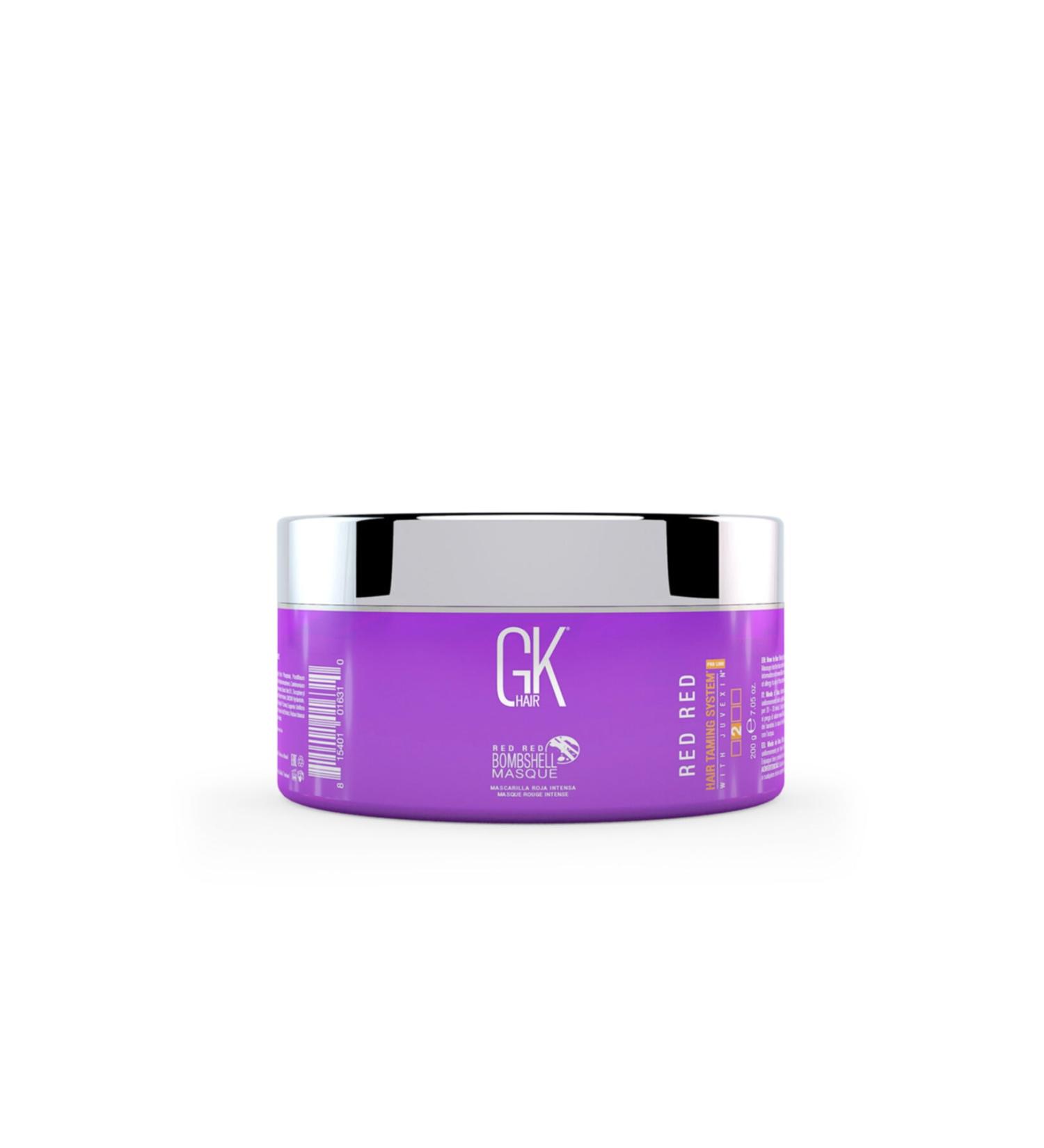 GK HAIR Global Keratin Red Red Bombshell Red Hair Color and Care Mask 200ml - Buy Online on GoSupps.com
