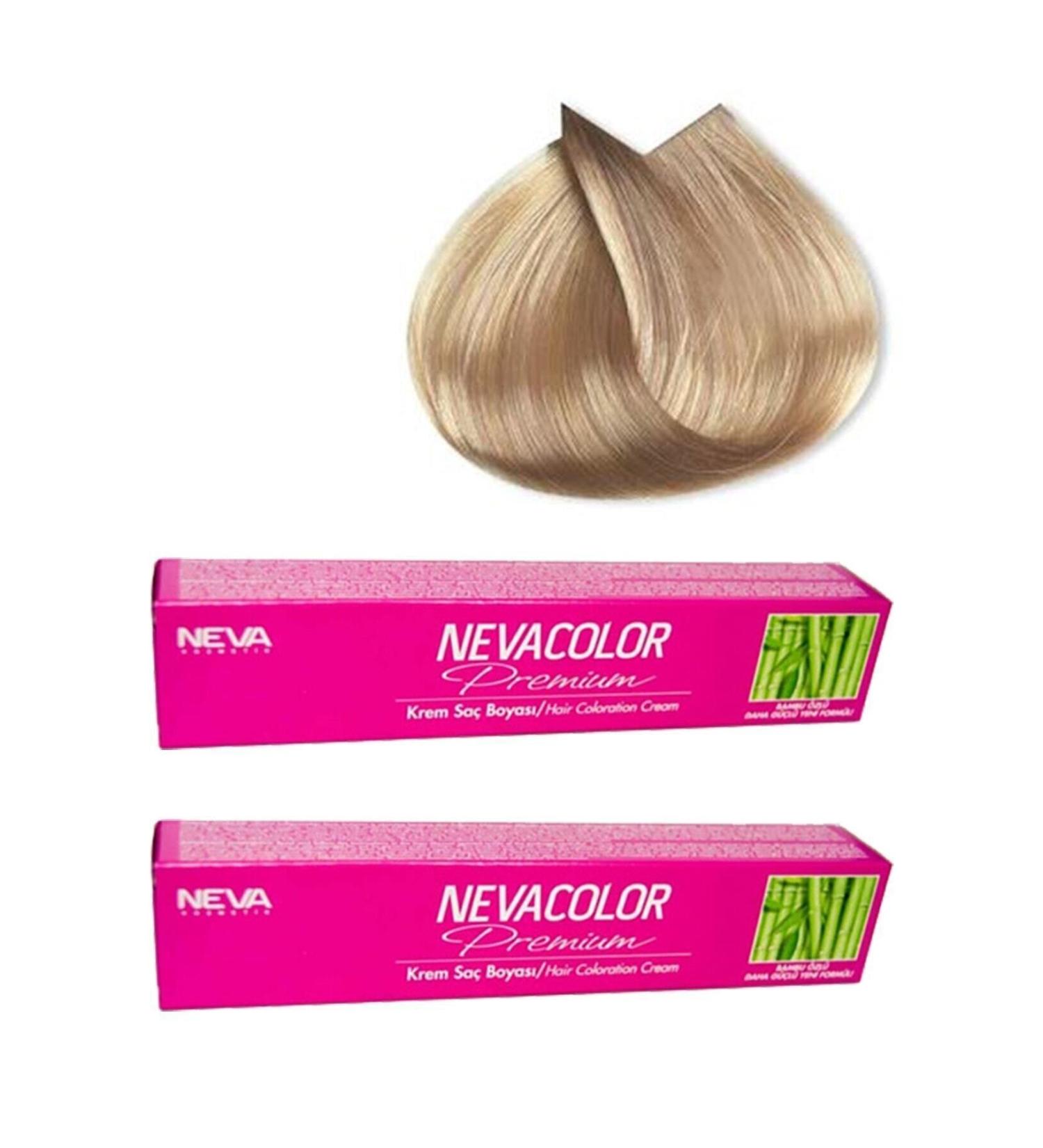 Neva Color Nevacolor Tube Paint 10.01 Extra Natural Ash Platinum Economical 2 Pack