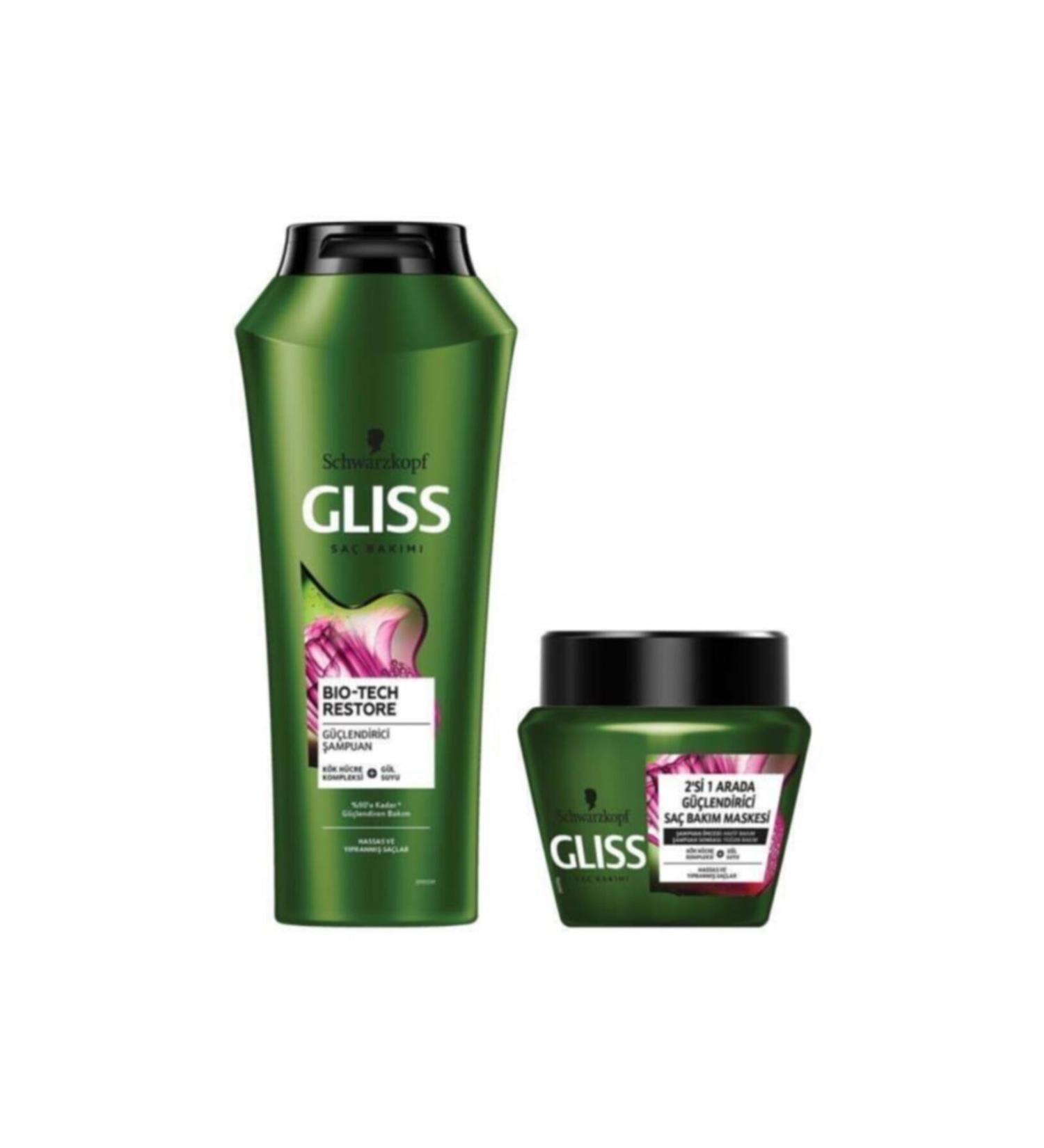 Gliss Bio-tech Shampoo Mask Set