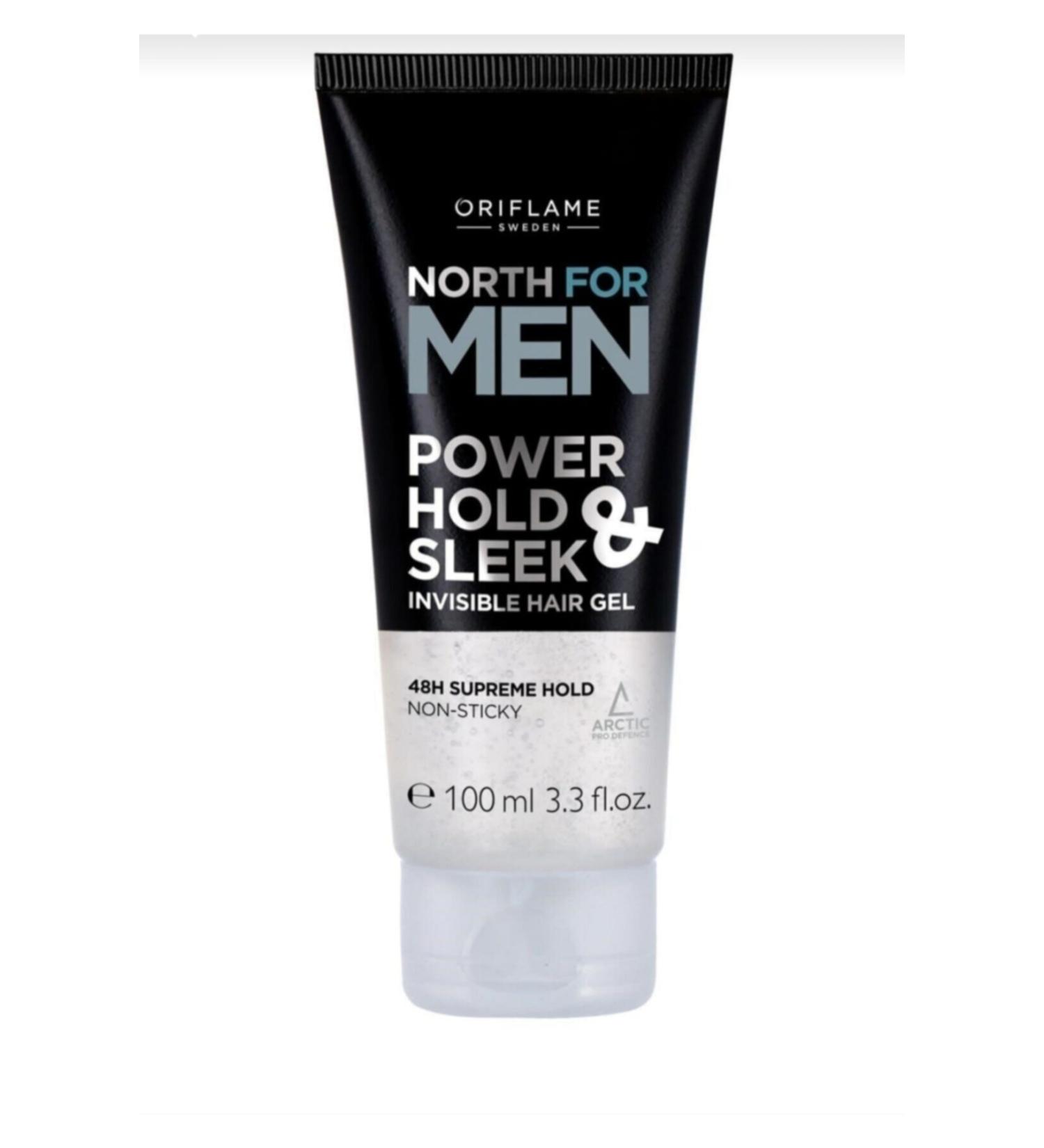 Oriflame North For Men Power Hold &sleek Invisible Hair Gel
