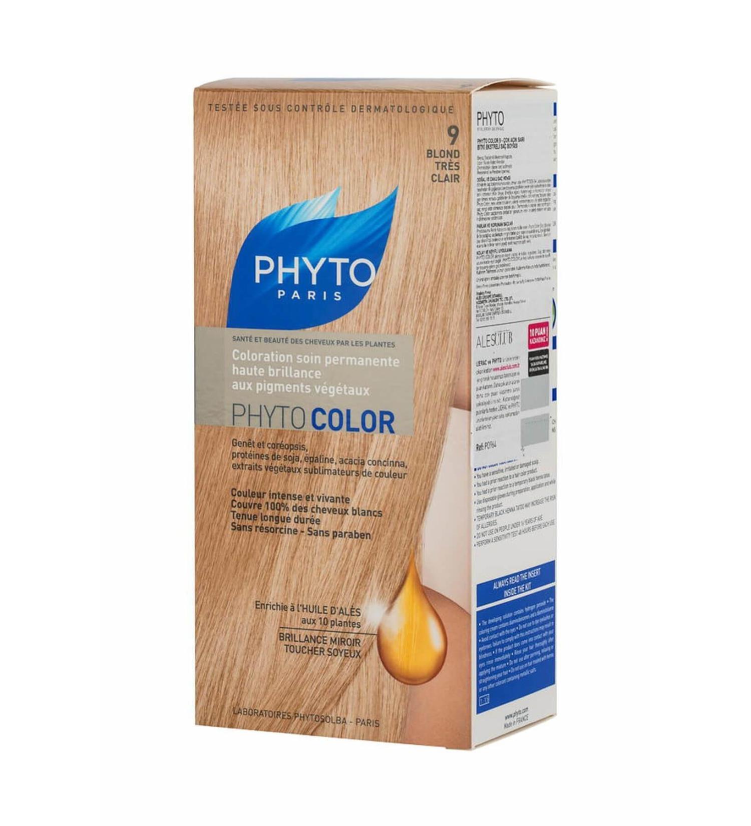 Phyto Color Herbal Hair Dye 9-Very Light Blonde