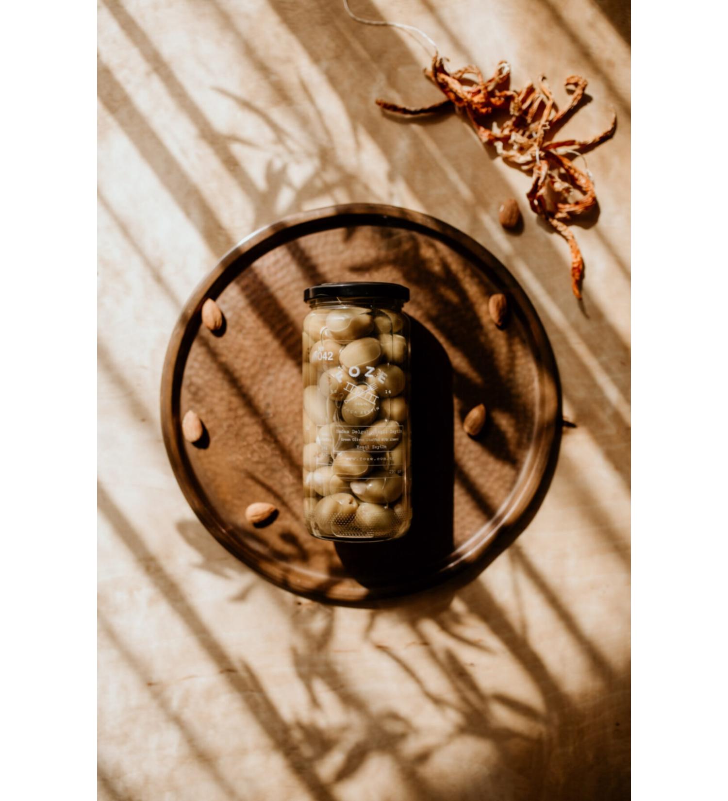 Foze Almond Stuffed Green Olives 290 gr - Buy Online on GoSupps.com