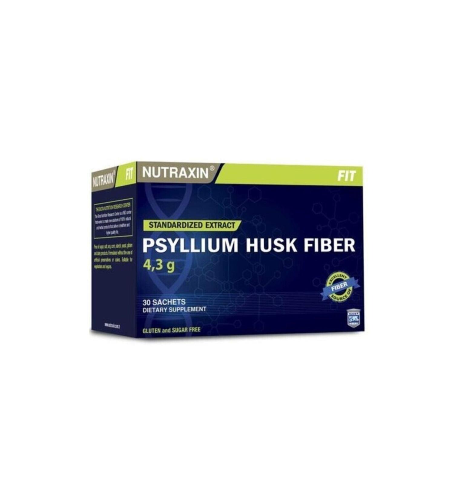 Nutraxin Psyllium Husk Fiber 144.4gr