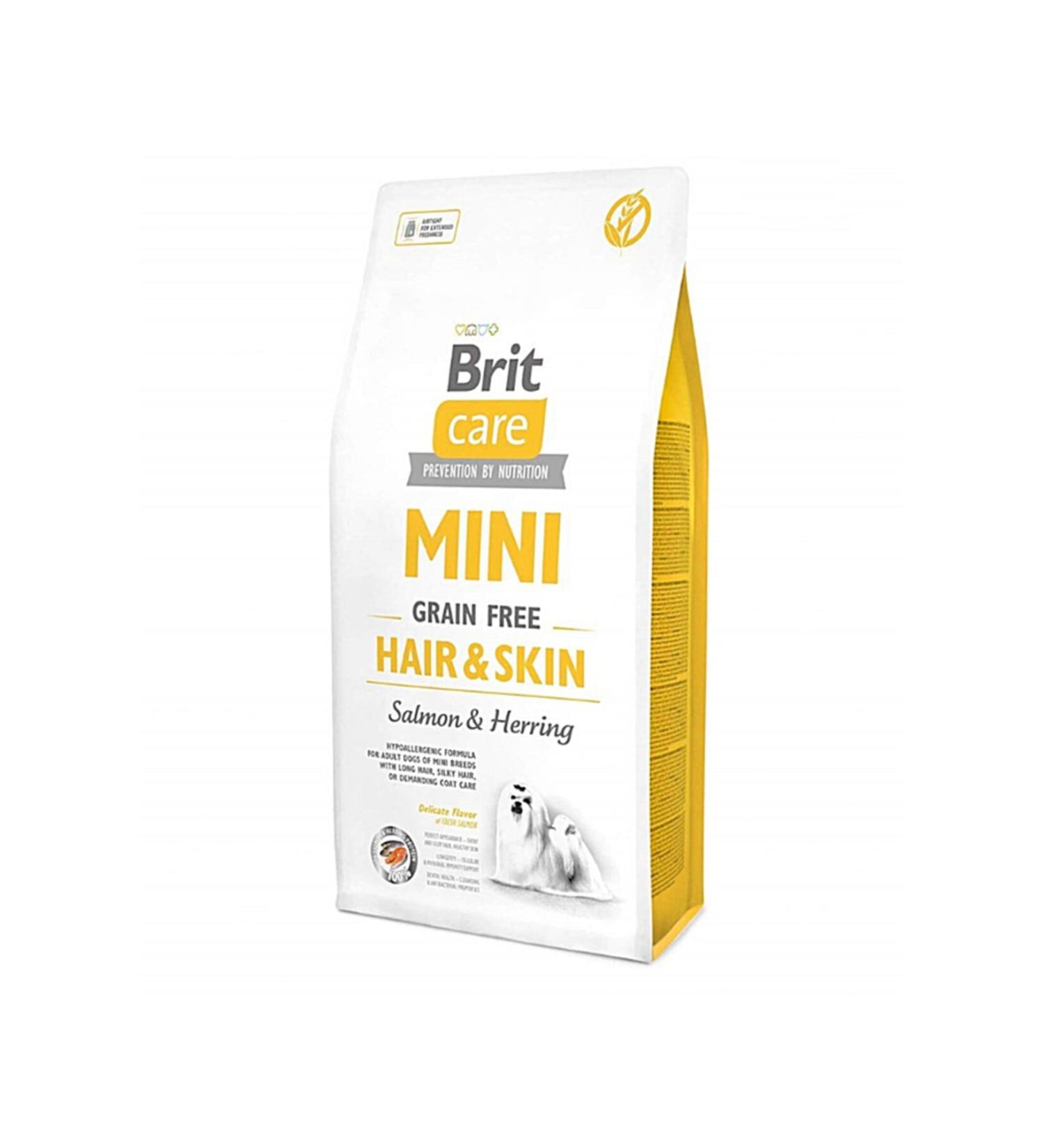 Brit Care Mini Hair Skin Fresh Salmon Adult Dog Food 2 kg