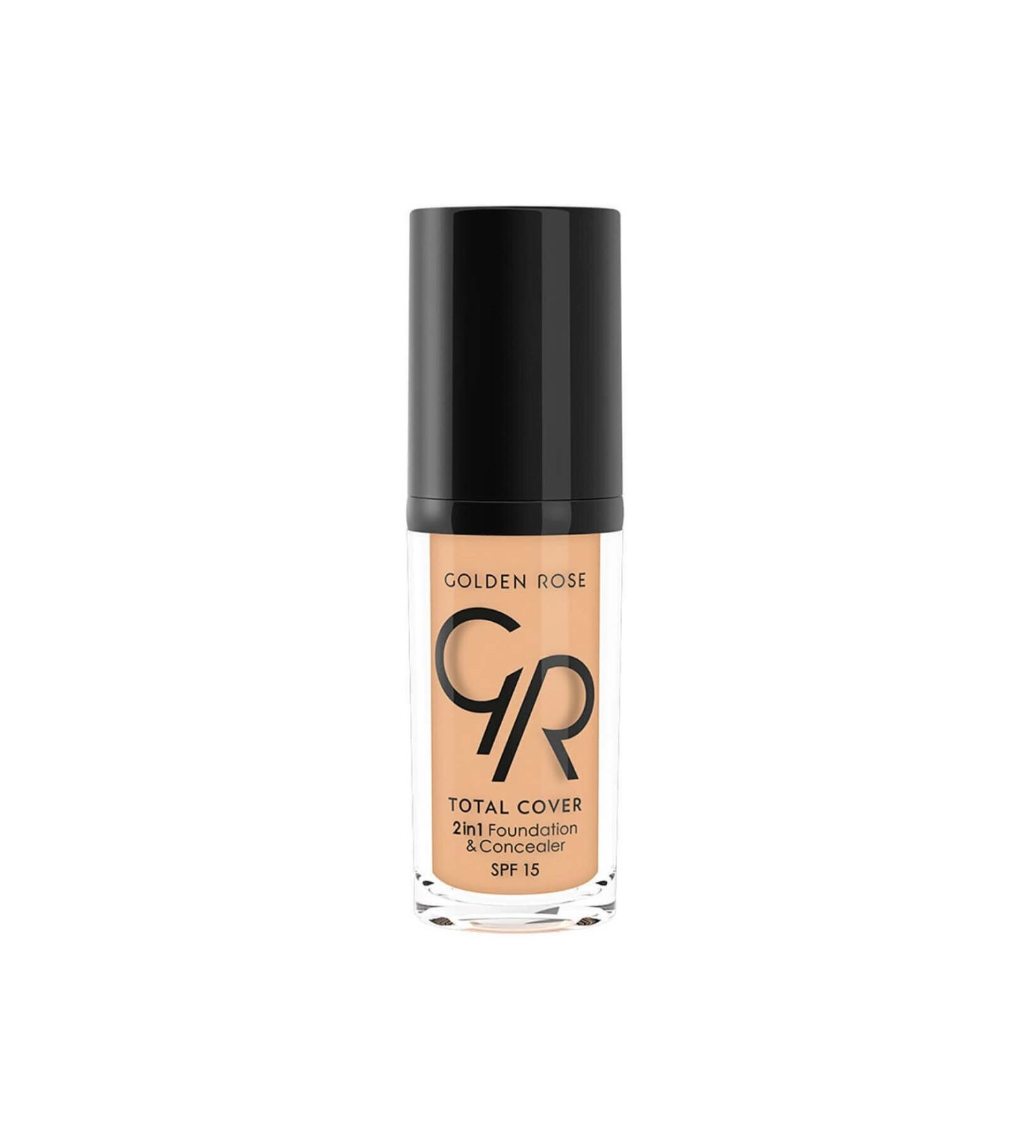 Golden Rose Total Cover 2in1 Foundation + Concealer No:07