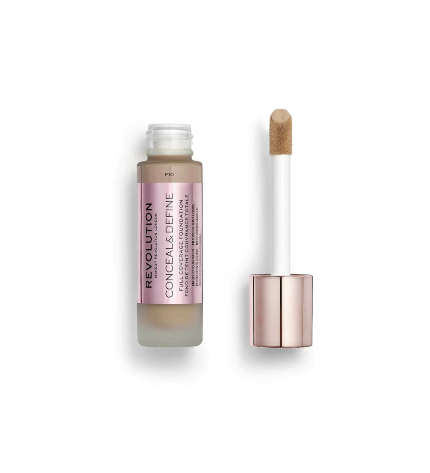 Revolution Oil-Free Formula Conceal & Define Foundation F10 - Buy Online on GoSupps.com