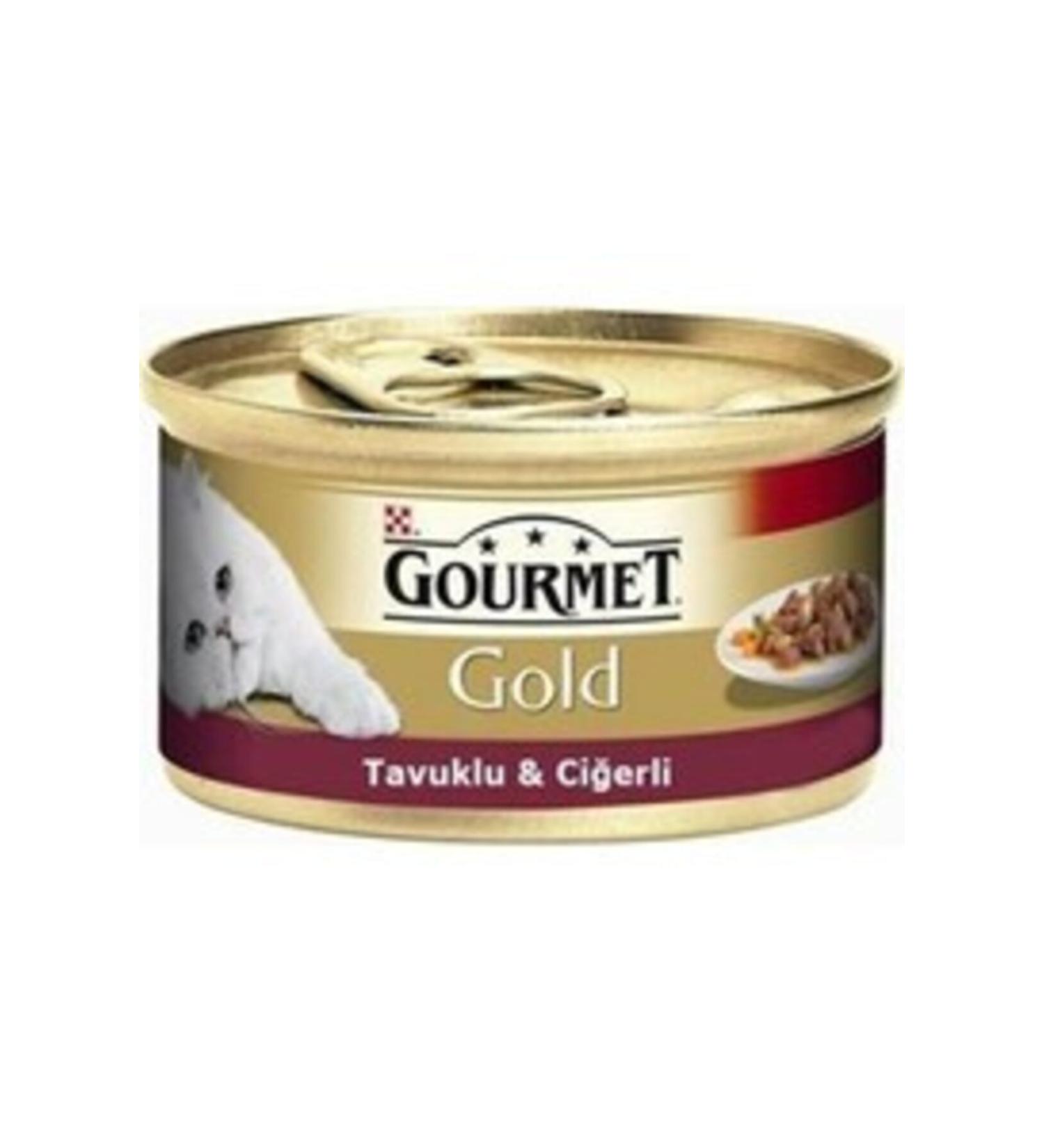 Gourmet Gourmet Gold 24 X 85gr Piece Meat Sauce Chicken and Liver Cat Price