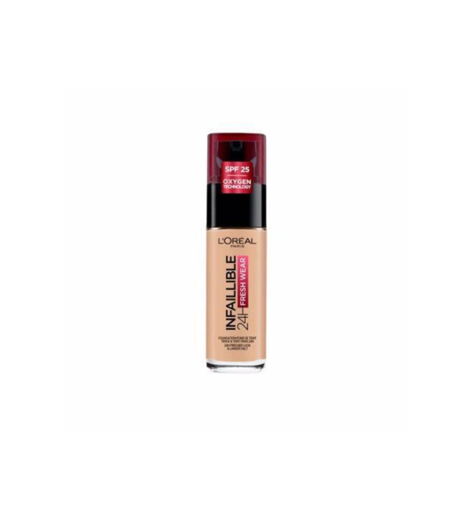 L'Oreal Paris Long-Lasting Foundation - Infaillible 24h Fresh Wear 120 Vanilla 30 Ml 3600523614455
