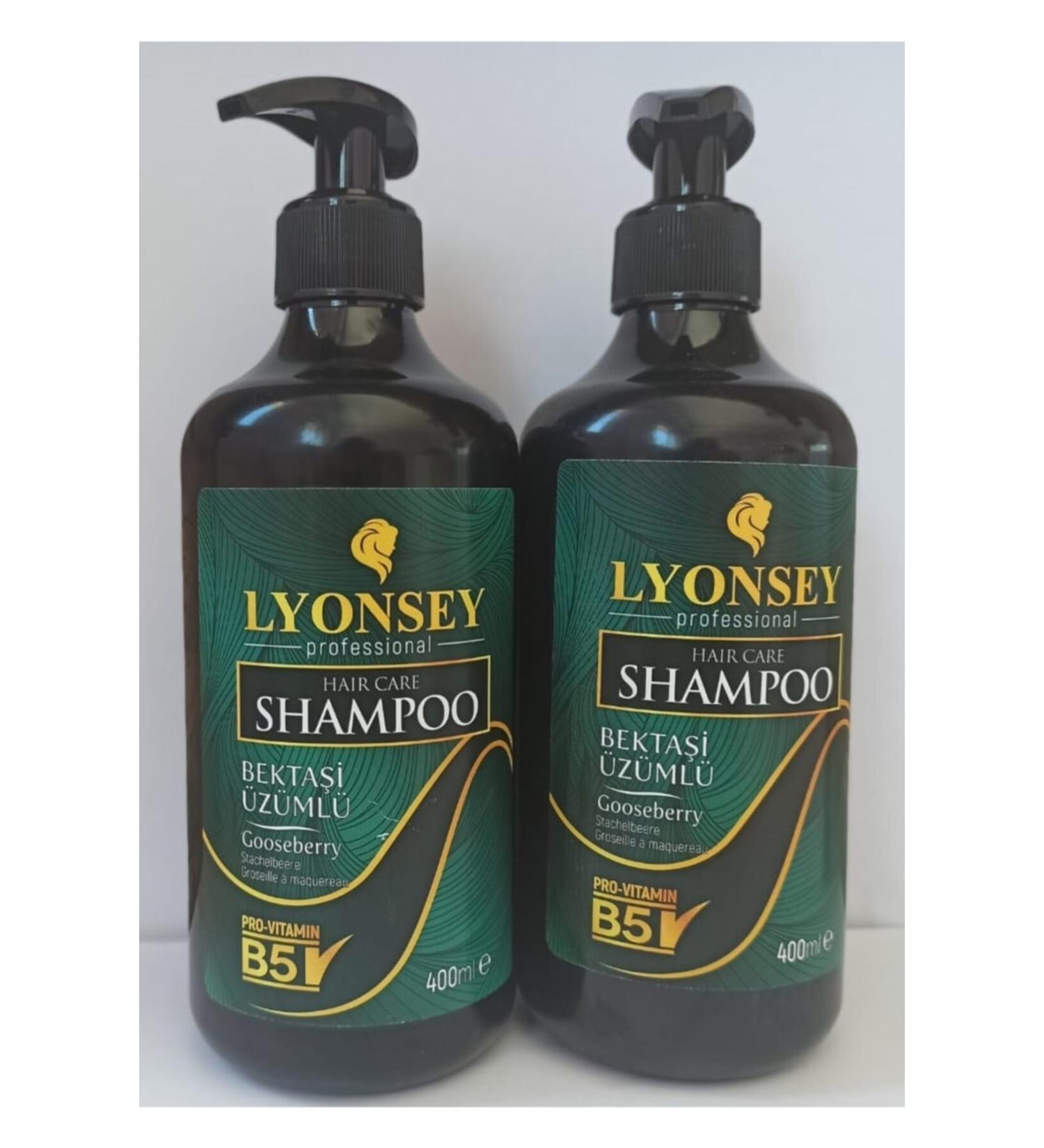 Lyonsey 2 Pieces Gooseberry Shampoo 400ml Hair Care Oil