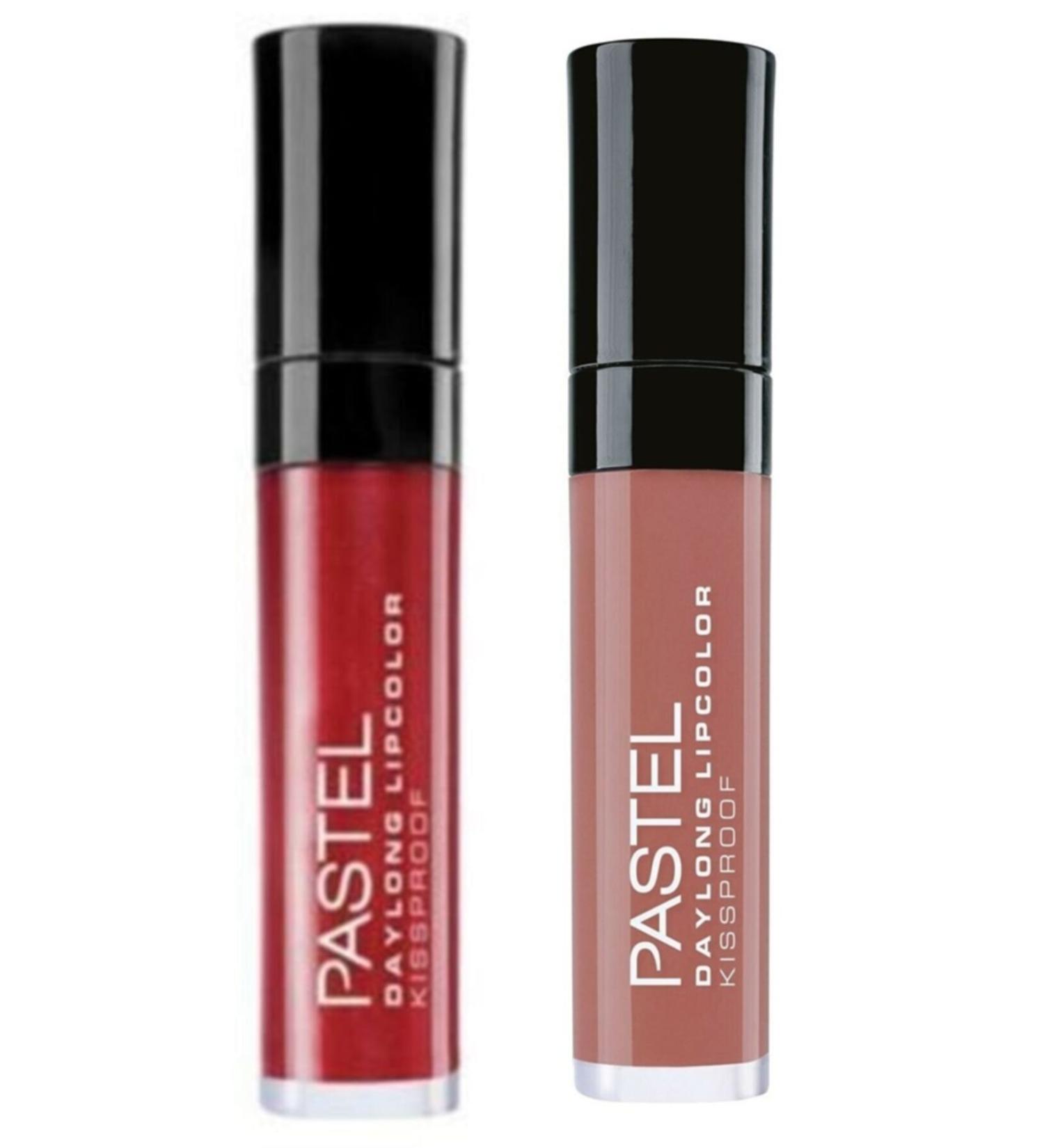Pastel Matte Liquid Lipstick - Daylong Lipcolor Kissproof No 41-no 33 +biota Oil Gift
