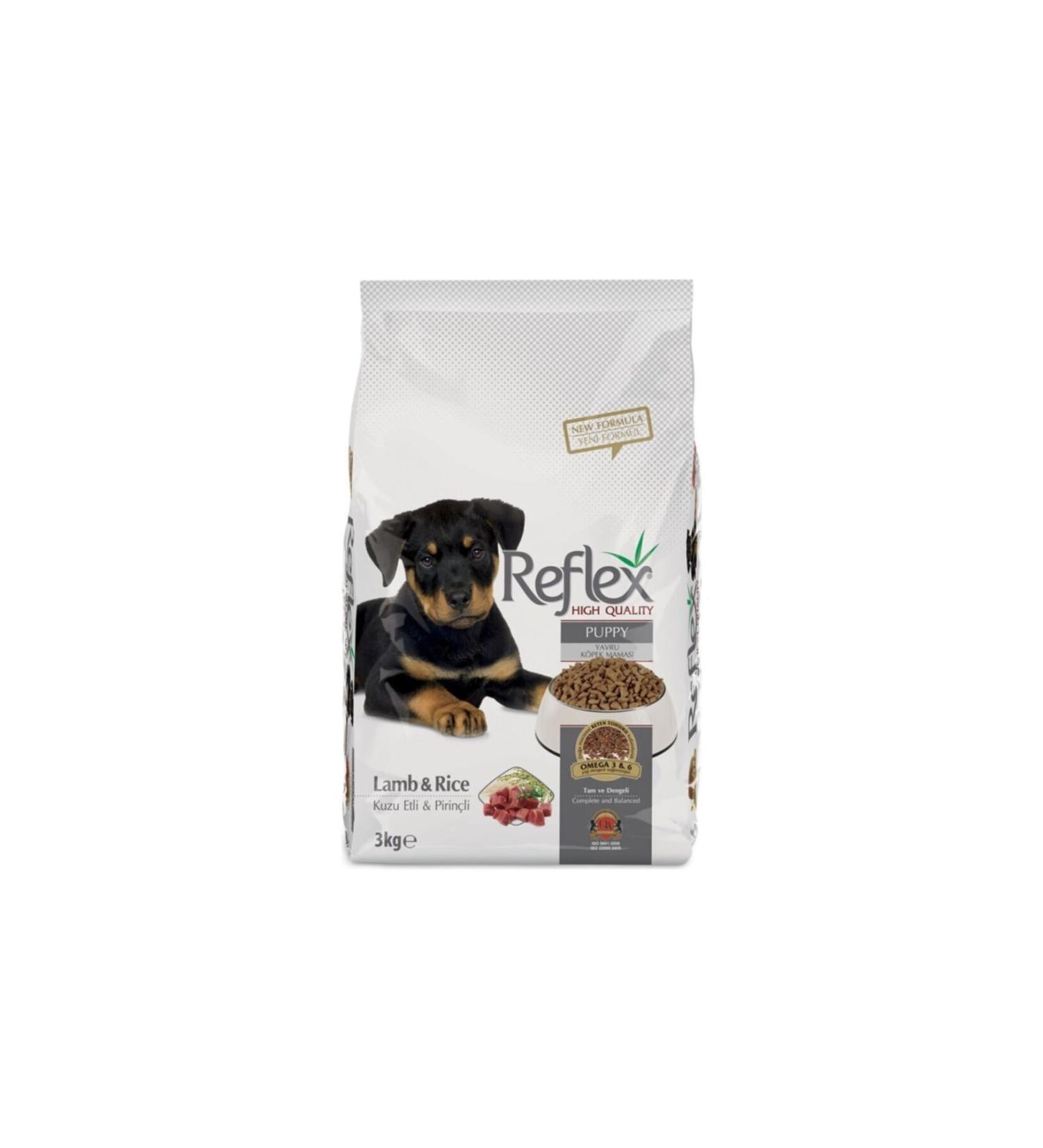 Reflex Puppy Lamb Meat Rice Puppy Food 3 kg