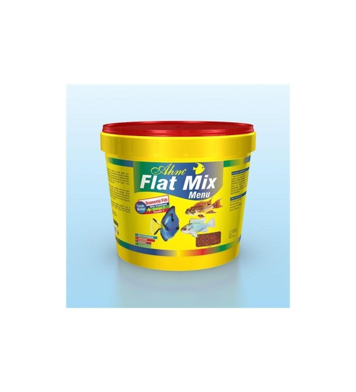Marin Flat Mix Menu Fish Food 3 Kg Bucket