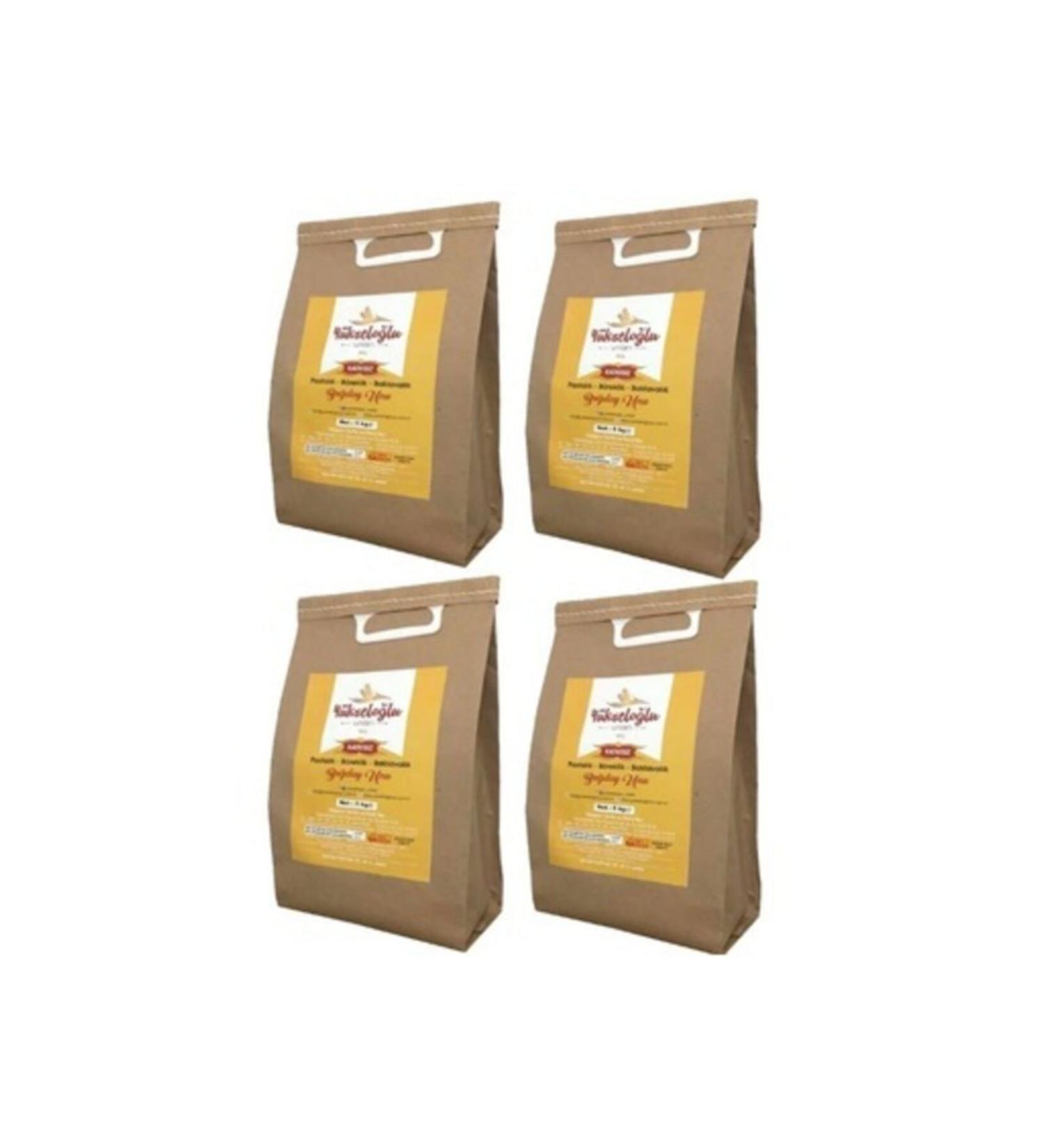 Y KSELO LU FLOURS Additive-Free Wheat Flour for Pastry and Baklava 4 X 5 Kg