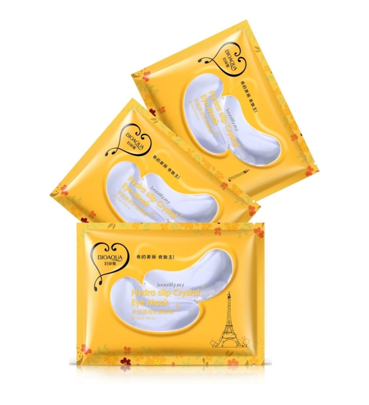 BIOAQUA Moisture Band Crystal Collagen 3-Pack Eye Masks 7.5 gr x 3 - Buy Online on GoSupps.com