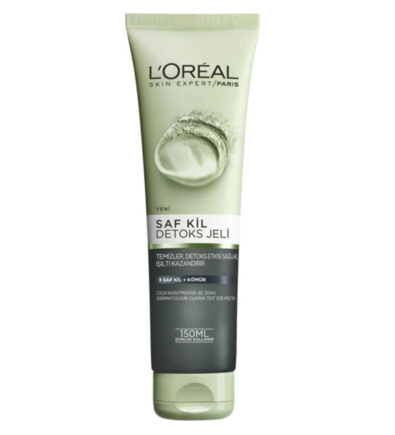 L'Oreal Paris Loreal Pure Clay Charcoal Detox Gel 150ml