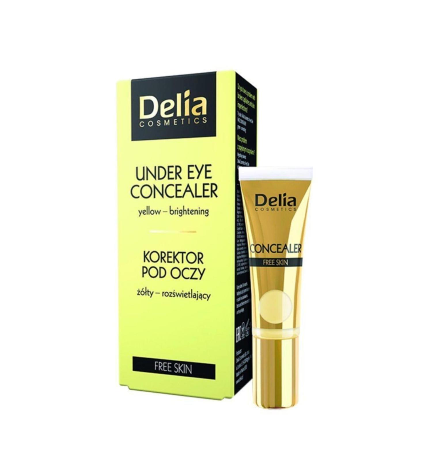 Delia Under Eye Concealer 10ml Bright Effect 02 Yellow