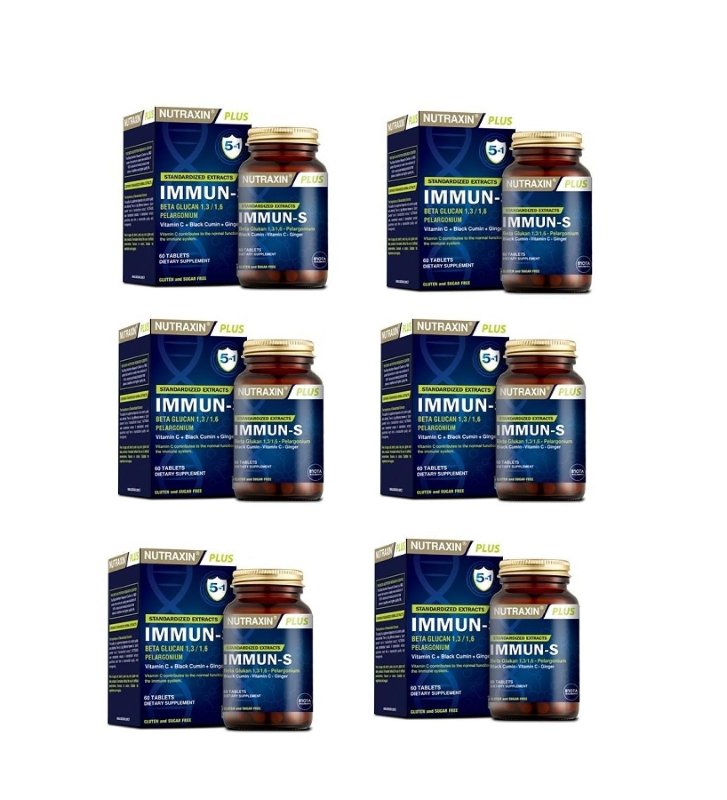 Nutraxin 5in1 Immun-s Food Supplement 6 Pieces