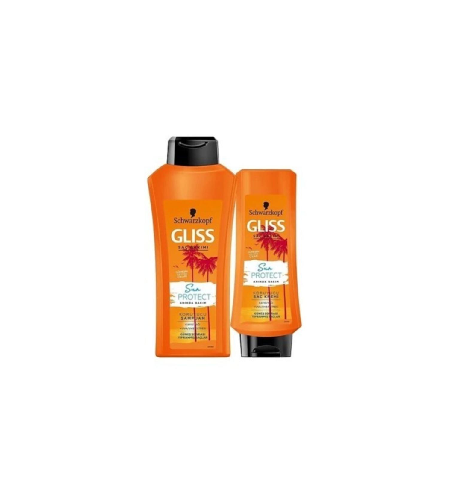 Gliss Sun Protect Shampoo 360 ml Sun Protect Conditioner 360 ml