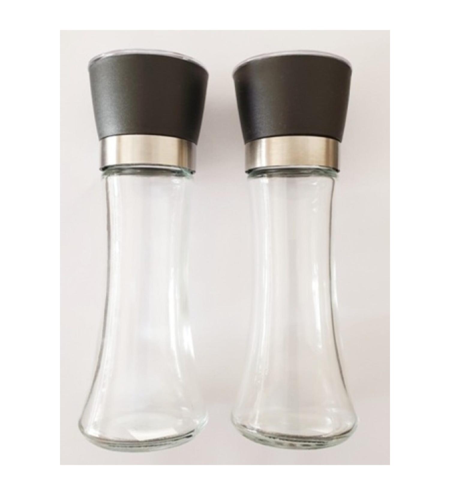 Ceramic Blade Spice and Salt Grinder Mill - 2 Pieces