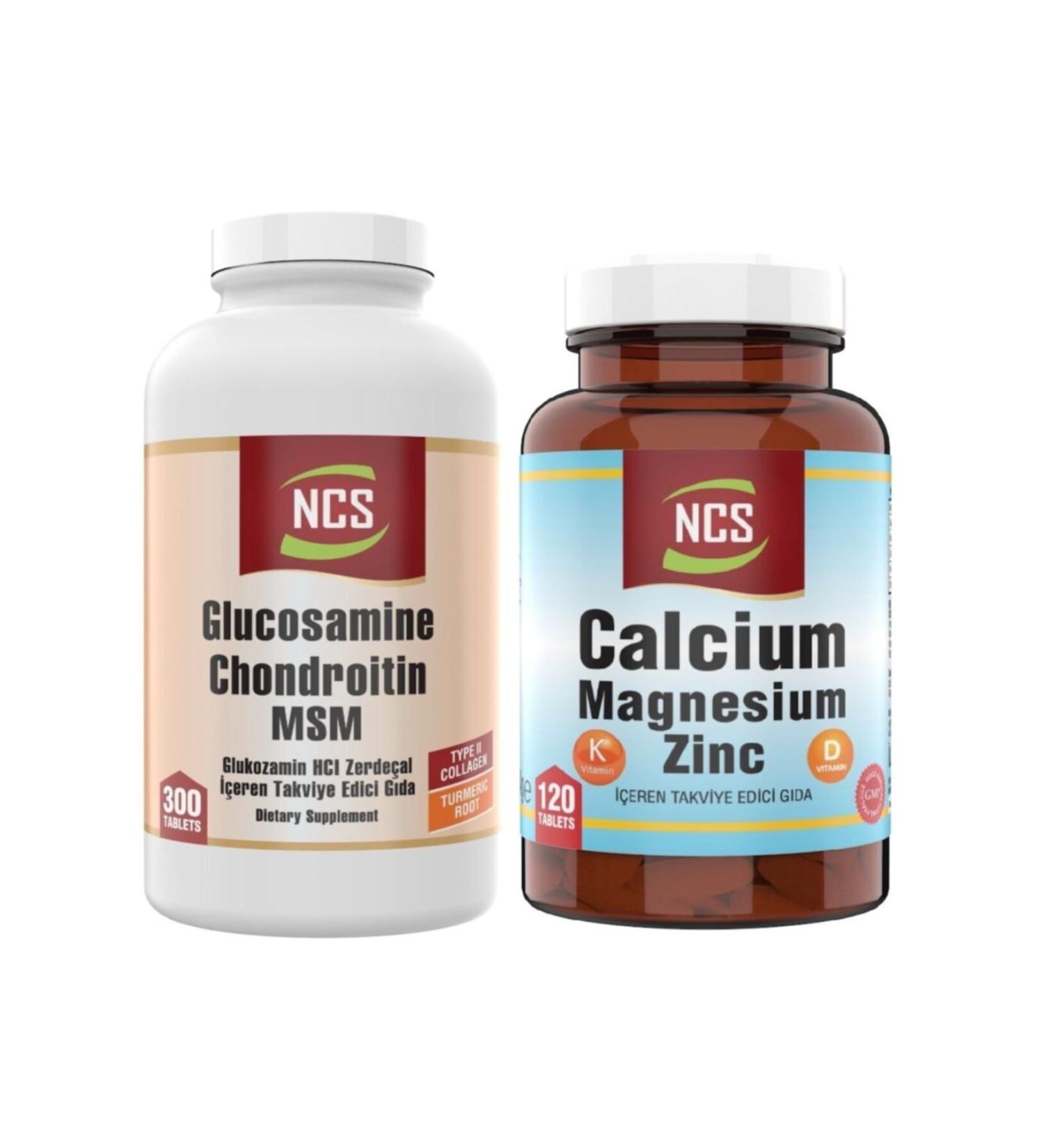 Ncs Glucosamine Chondroitin Msm 300 Tablets Calcium 120 Tablets - Buy Online on GoSupps.com