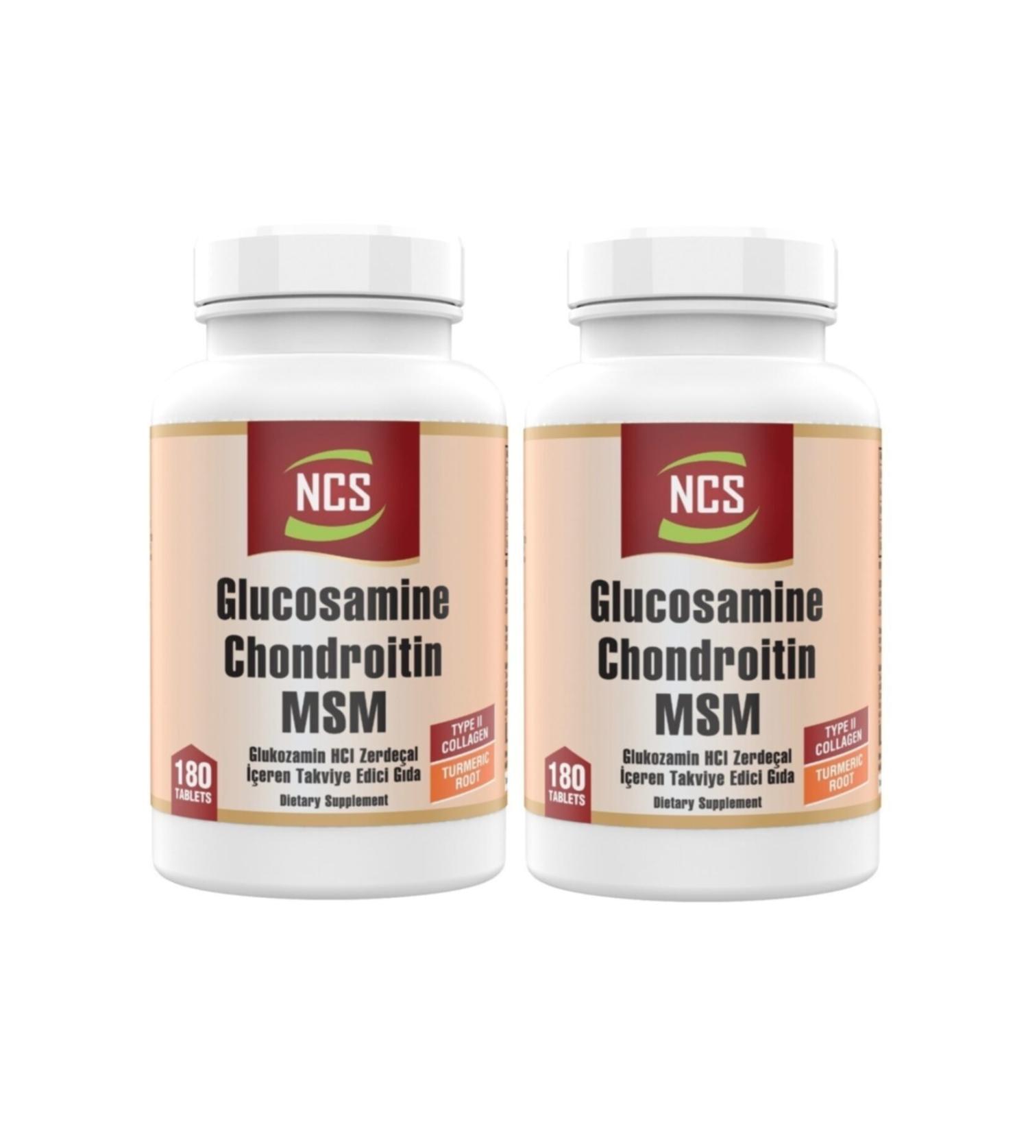 Ncs Glucosamine Chondroitin Msm 180 Tablets