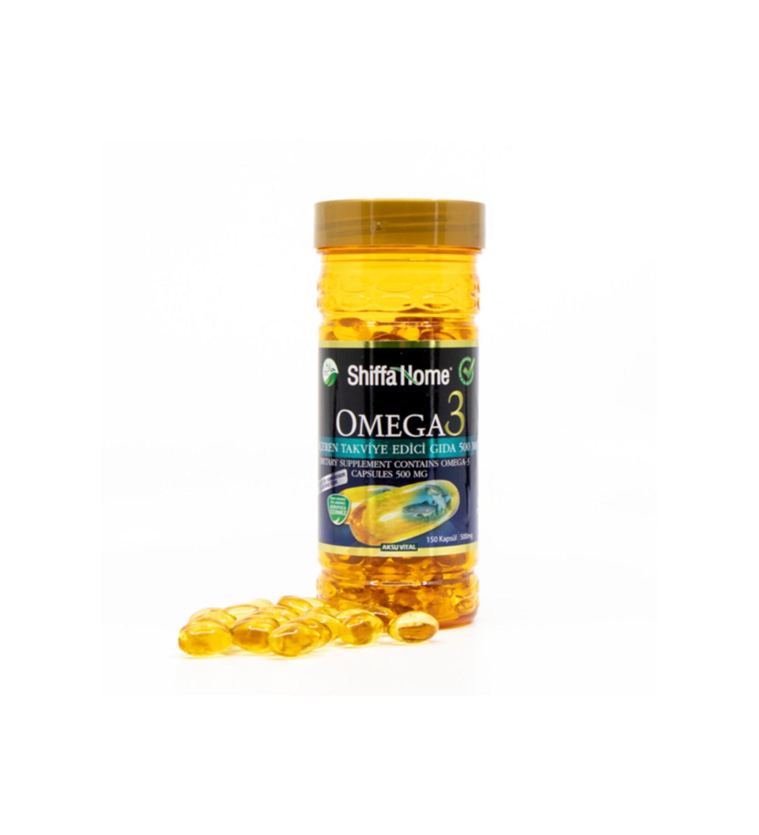Shiffa Home Omega-3 500 Mg 150 Capsules