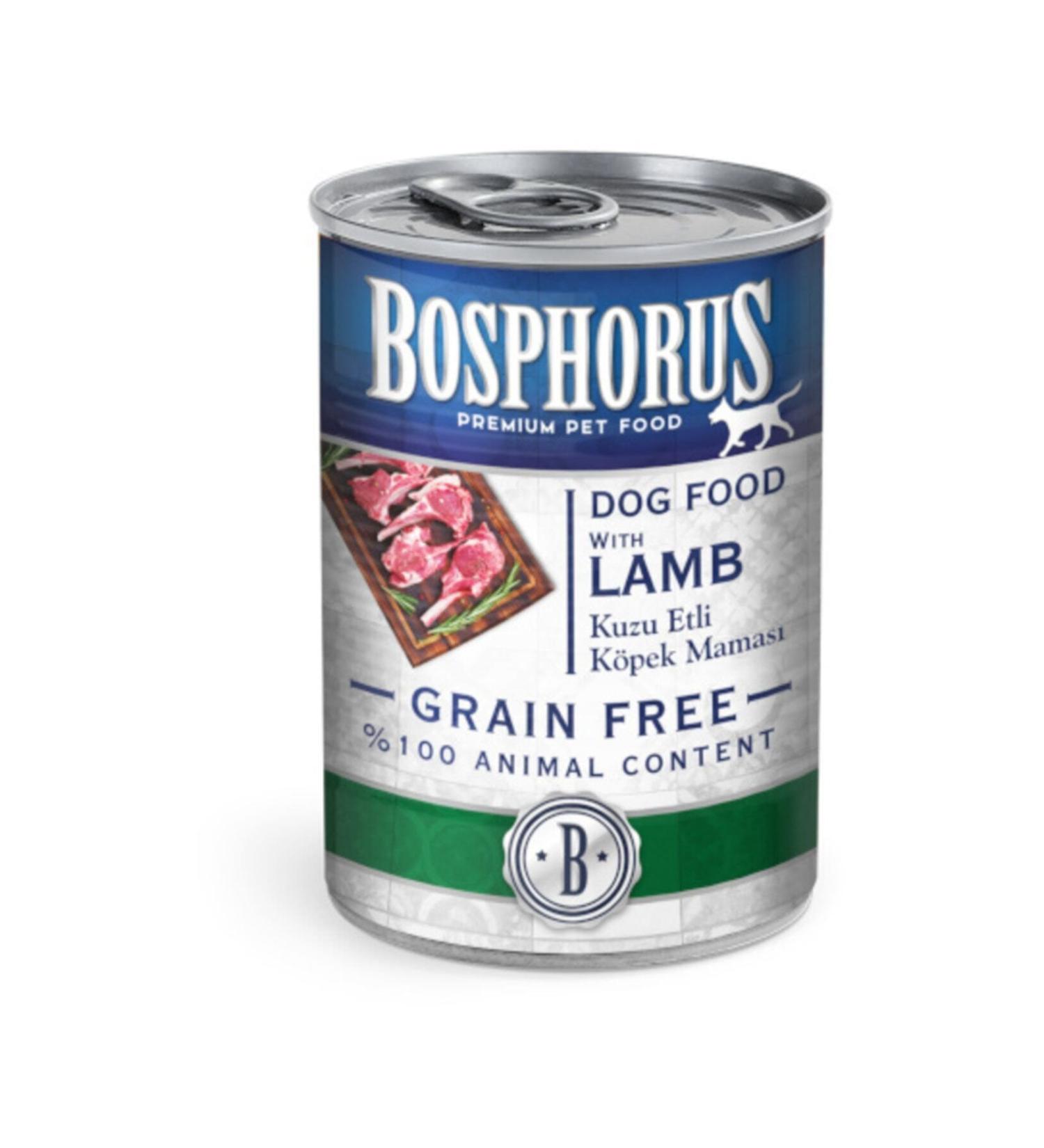 Bosphorus Lamb Meat Puppy Canned Food 12 X 415 Gr