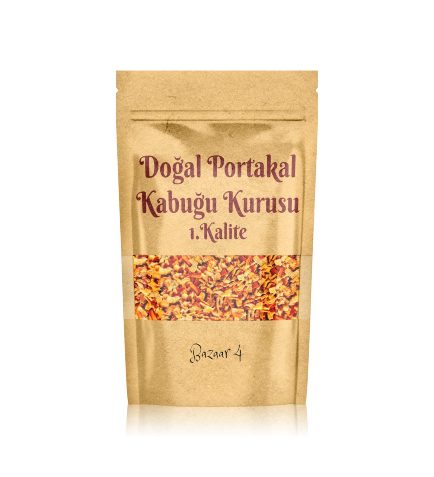 BAZAAR 4 Dried Orange Peel 1st quality 105 Gr