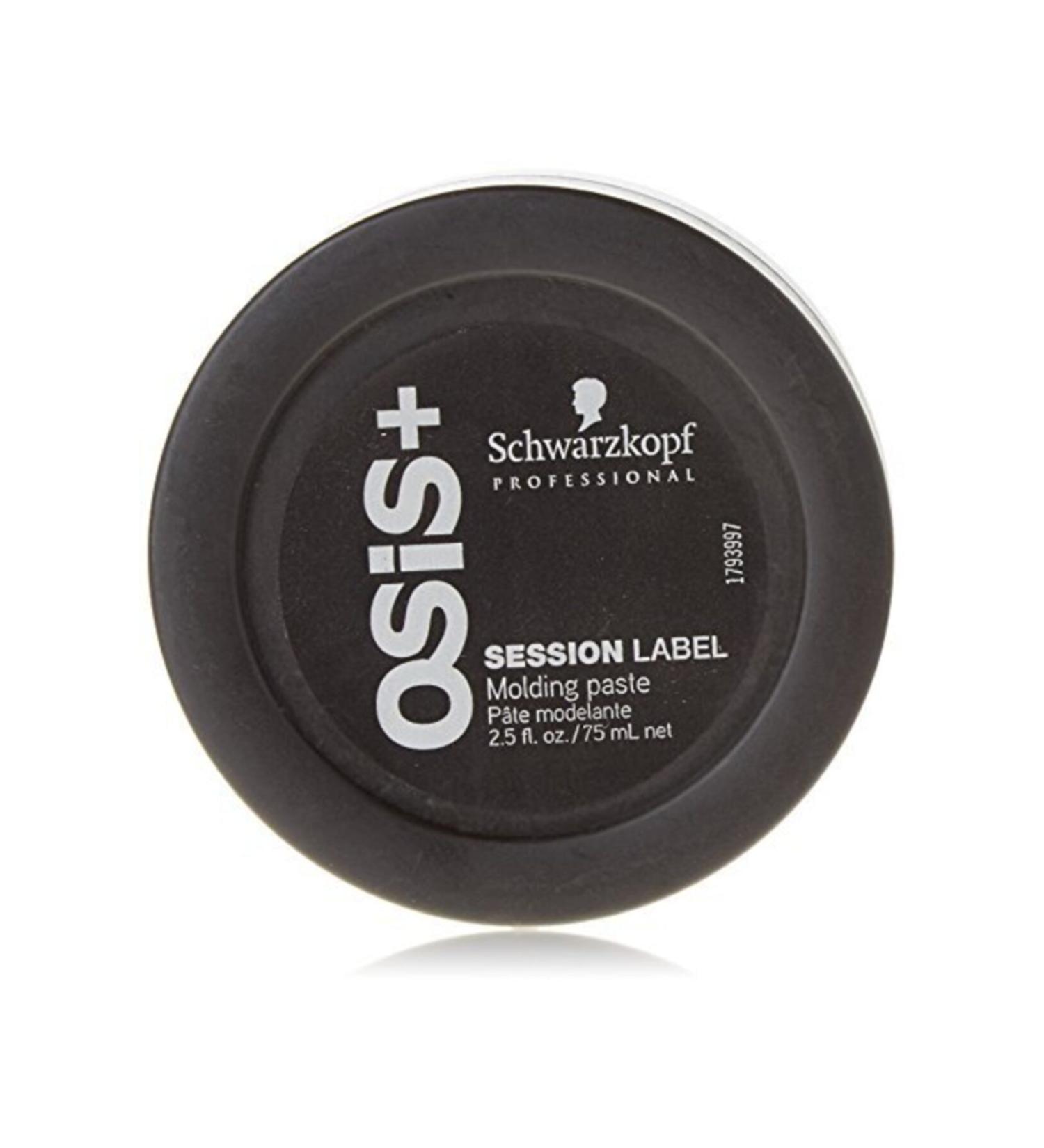 Schwarzkopf Professional Osis+ Session Label Molding Paste 75ml Cream Styling Matt Wax