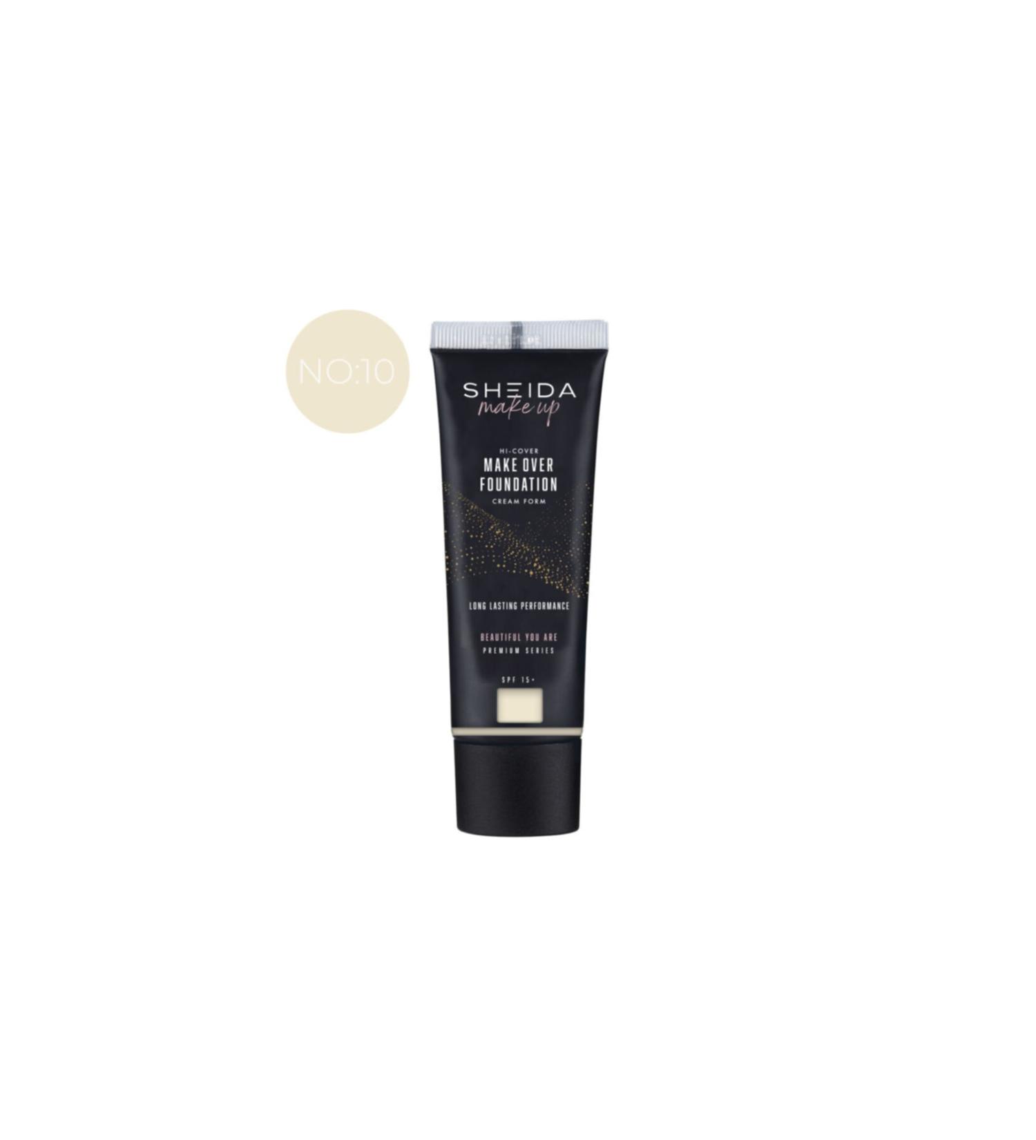 Sheida Hi-cover Make Over Cream Foundation 10