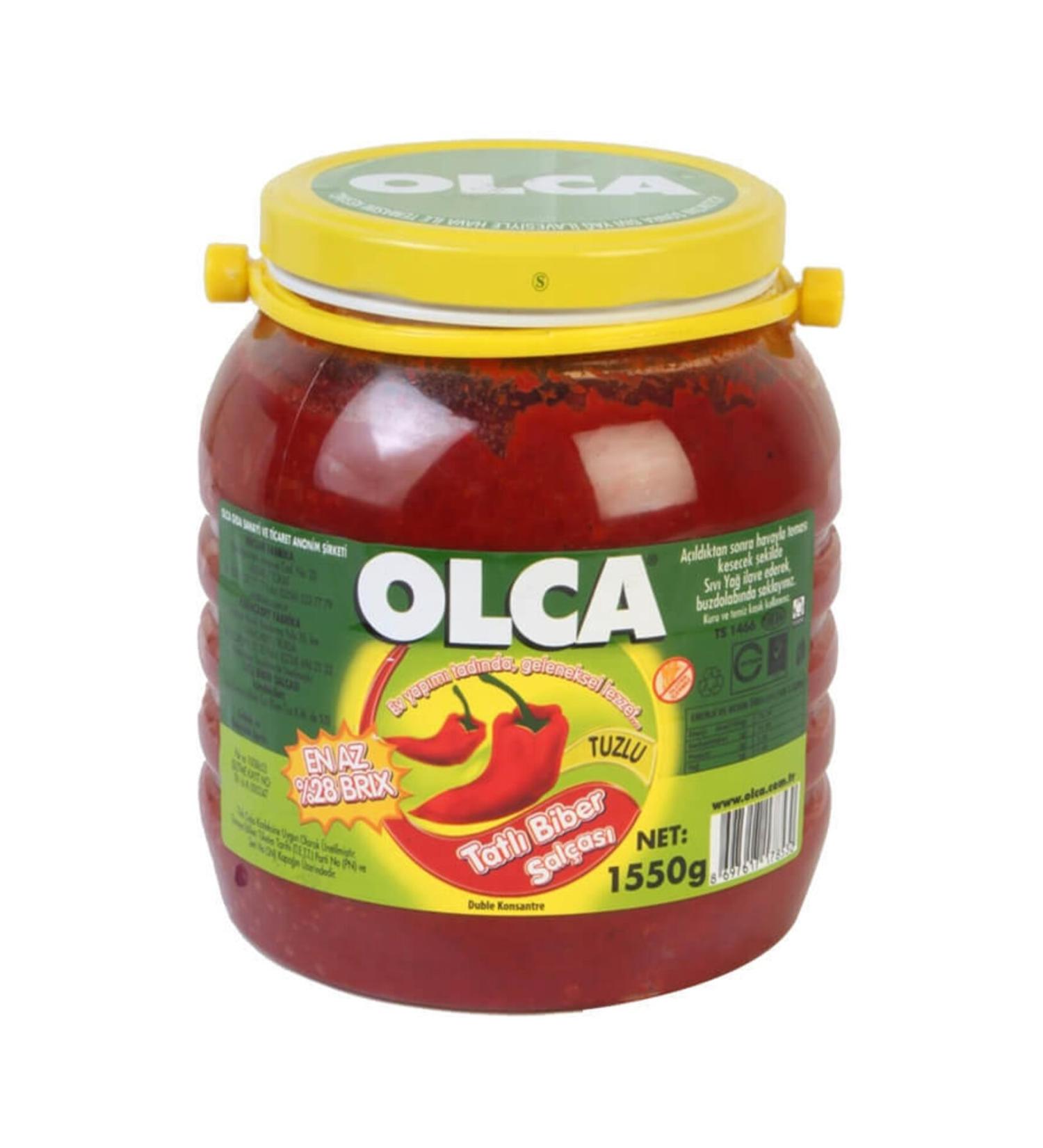 Olca Sweet Pepper Paste Pet 1550 Gr