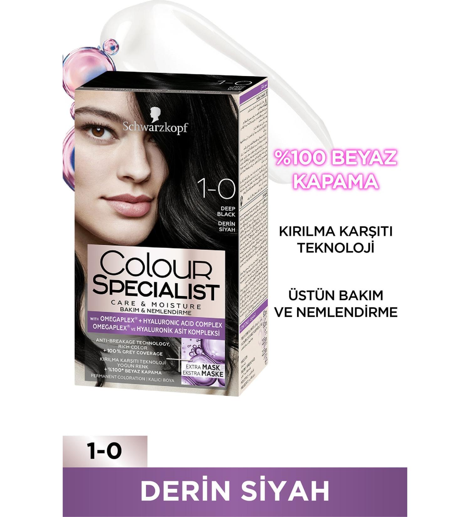 Schwarzkopf 1-0 Deep Black - Buy Online on GoSupps.com