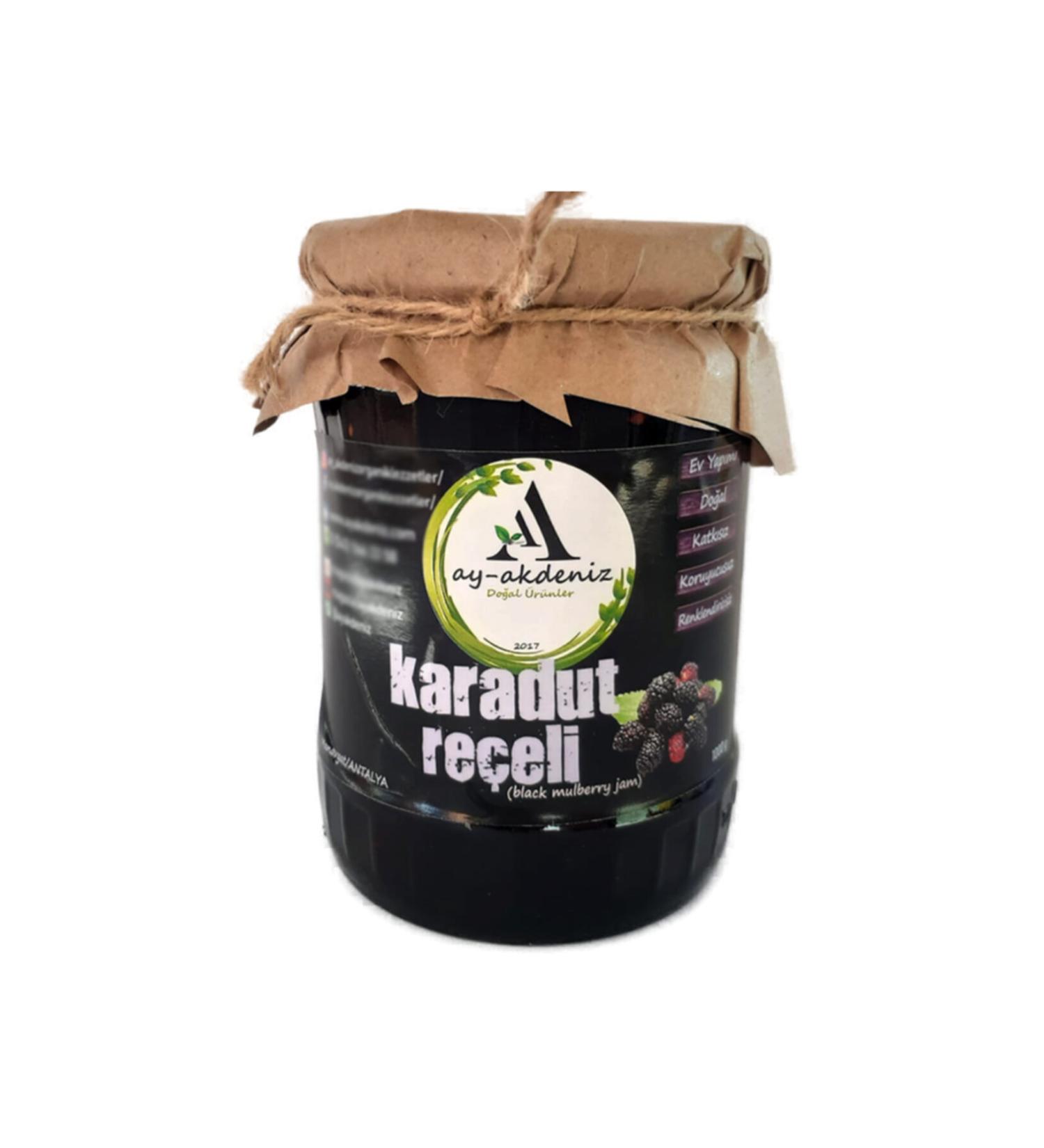 Ay Mediterranean Black Mulberry Jam-1 Kg (Homemade)