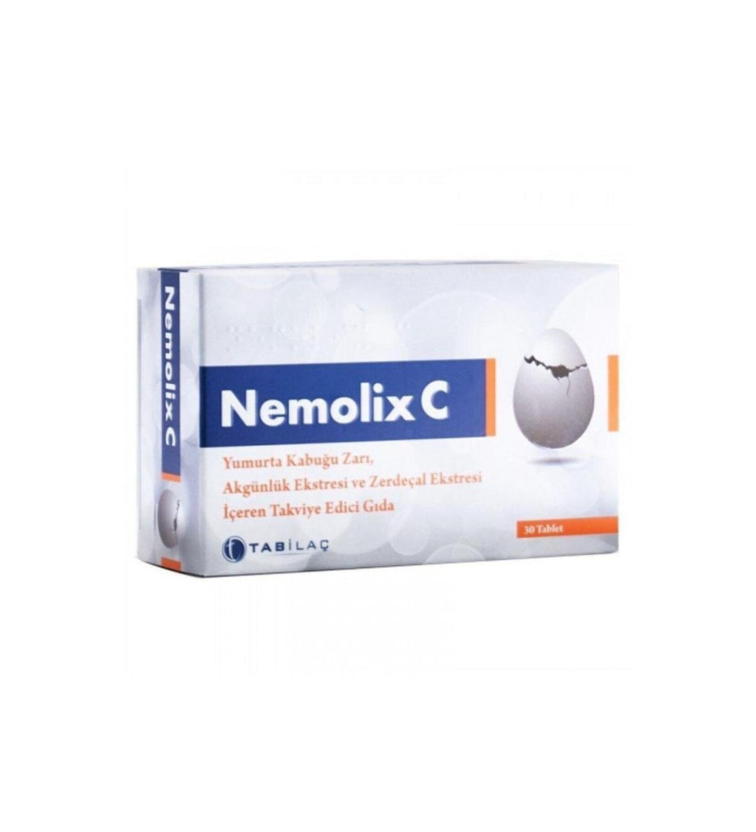 Nemolix C Food Supplement 30 Tablets