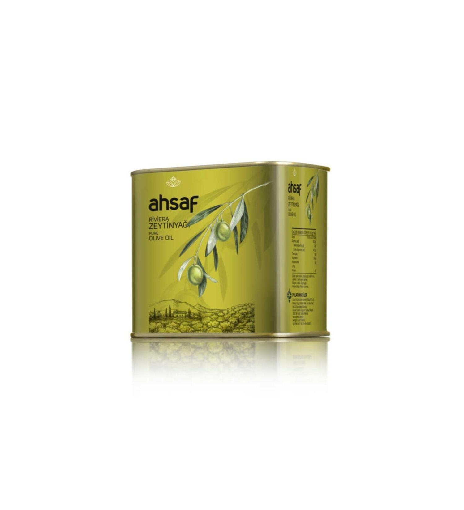 Ahsaf Riviera Olive Oil 500 ml - tin