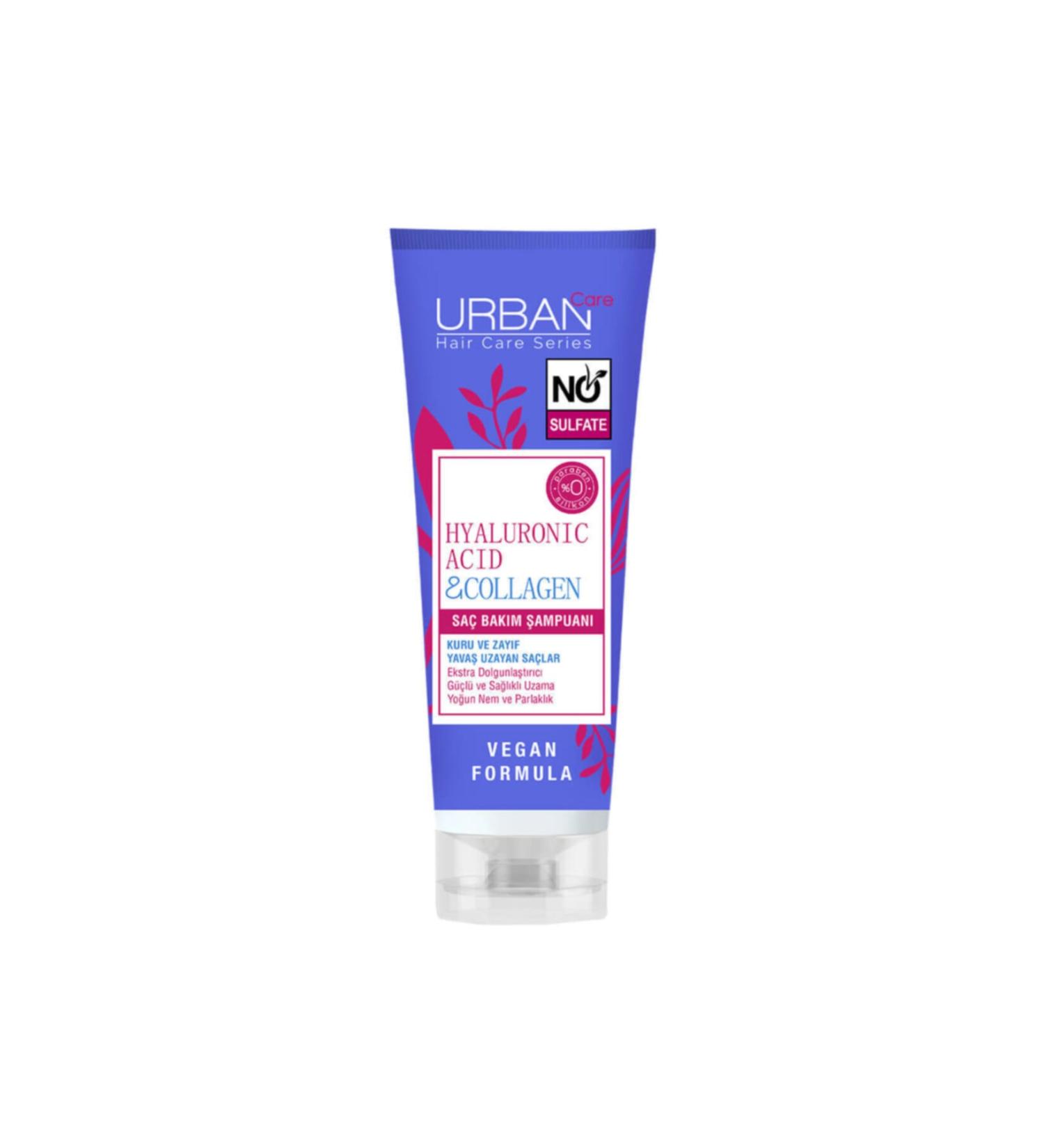 Urban Care Hyaluronic Acid & Collagen Hair Care Shampoo 250ml - Buy Online on GoSupps.com