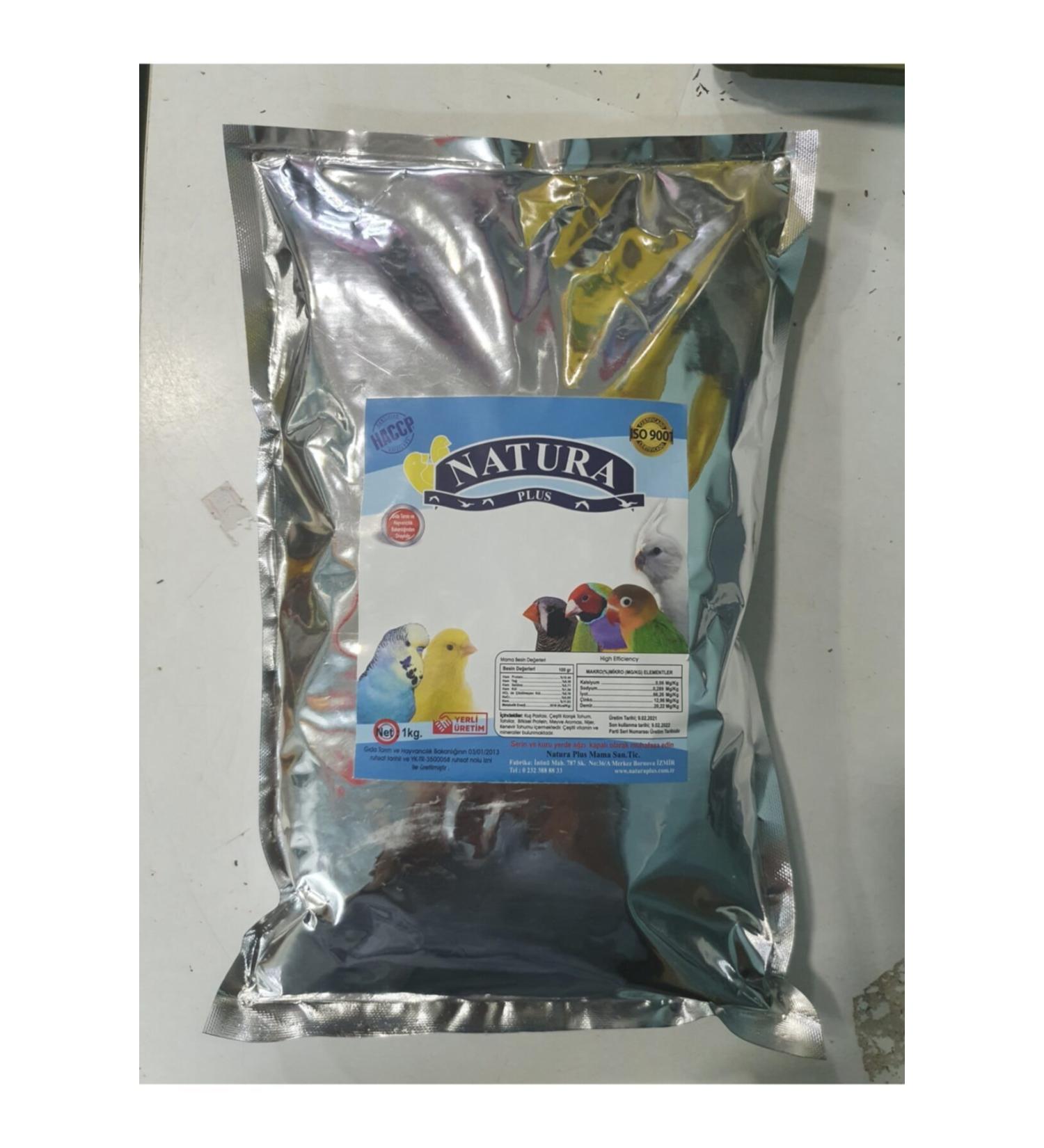 Natura Plus Bird Food 1 Kg Budgie Canary Parrot Indian Nightingale