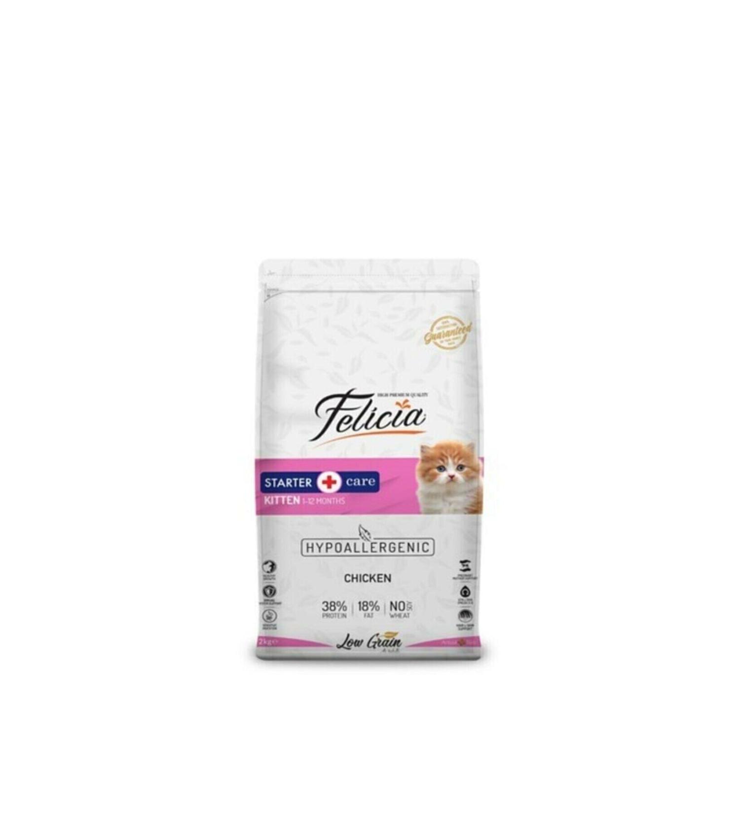 Felicia Kitten Flc009 Original 2 Kg Kitten Cat Food Hypoallergenic Starter Care Kitten Chicken 2 Kg