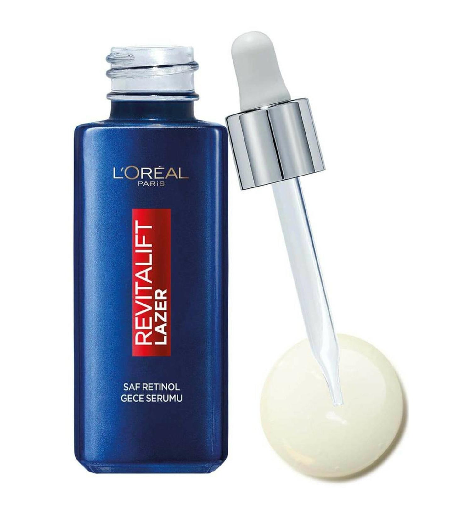 L'Oreal Paris Revitalift Laser - Pure Retinol Night Serum Anti-Aging & Anti-Wrinkle - Buy Online on GoSupps.com