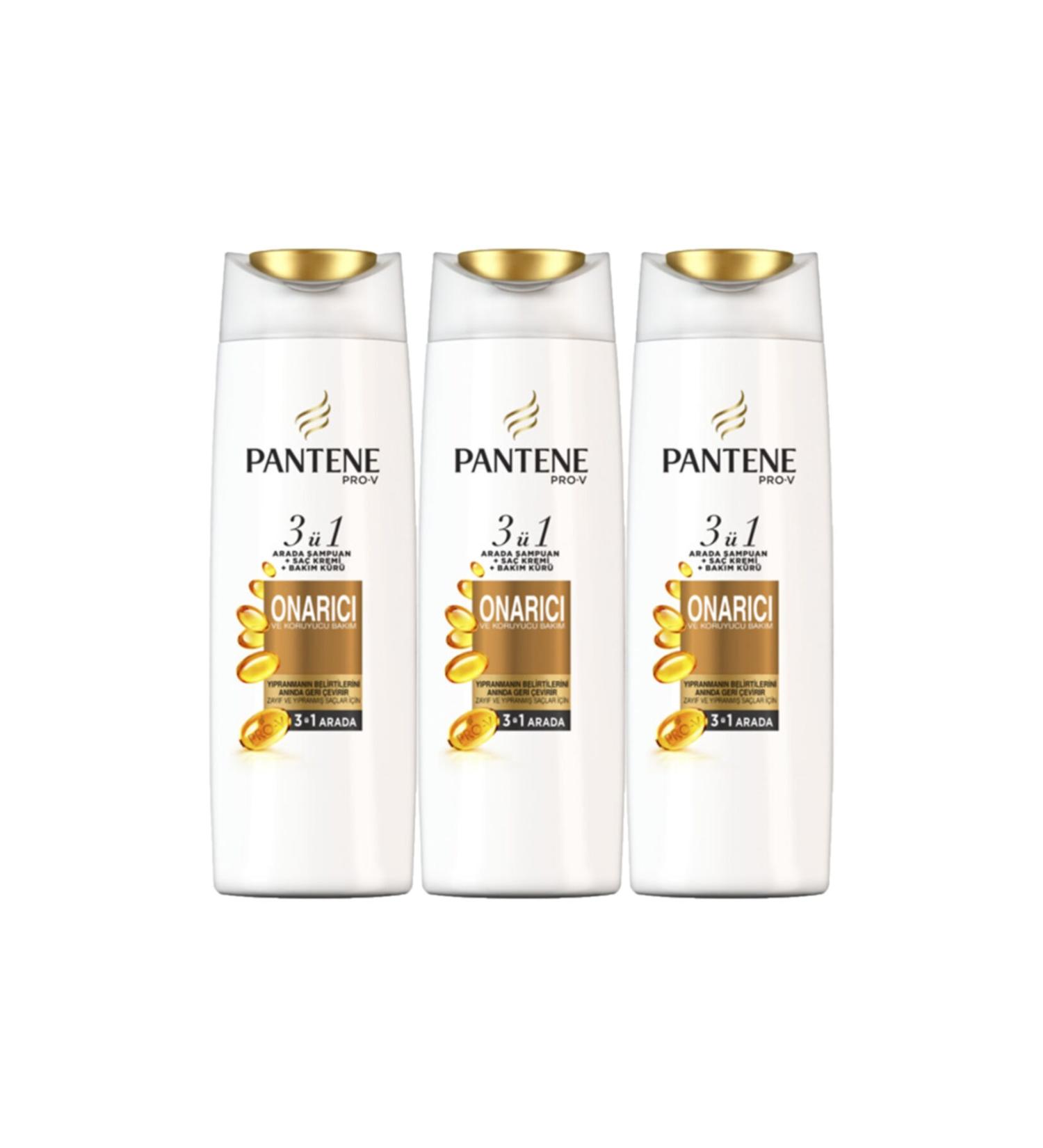 Pantene Repair and Protective Care 3 in 1 Shampoo and Conditioner 470 Ml X 3 Pieces