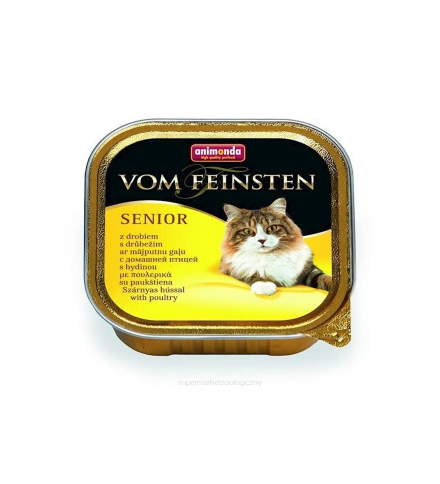 Animonda Senior Poultry Old Cat Canned Food 100 gr X 12 Pieces