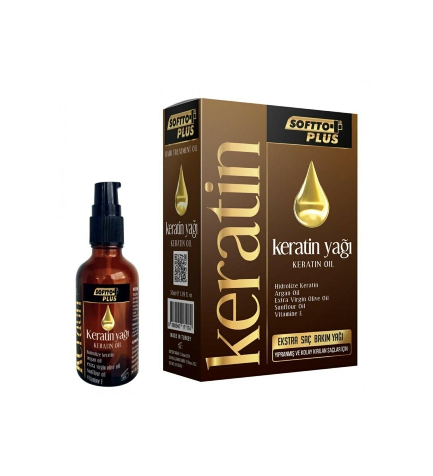 Softo Plus Nourishing Keratin Oil