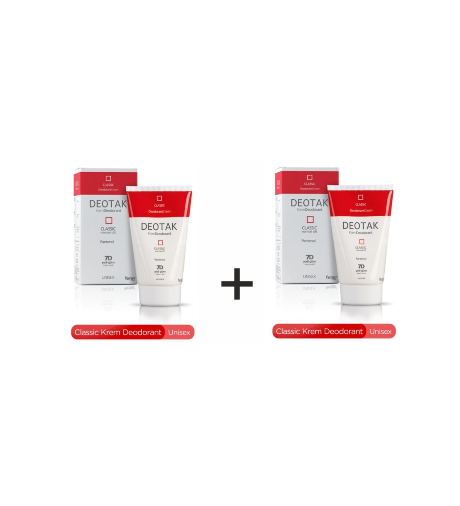 Deotak Classic Cream Deodorant 35 Ml 2 Pieces
