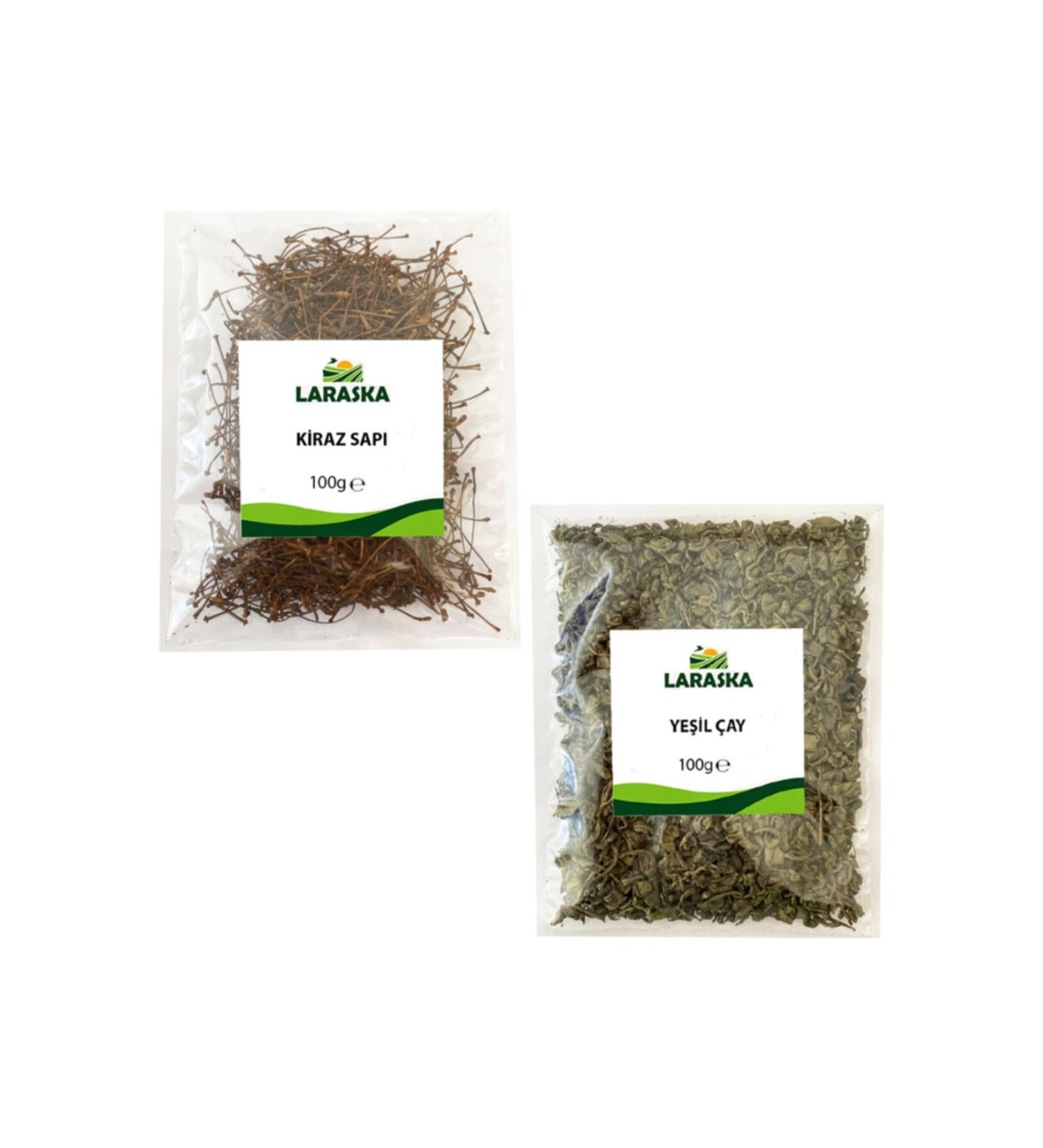 Laraska Green Tea And Cherry Stalk 200g - Winter Tea Package 200g