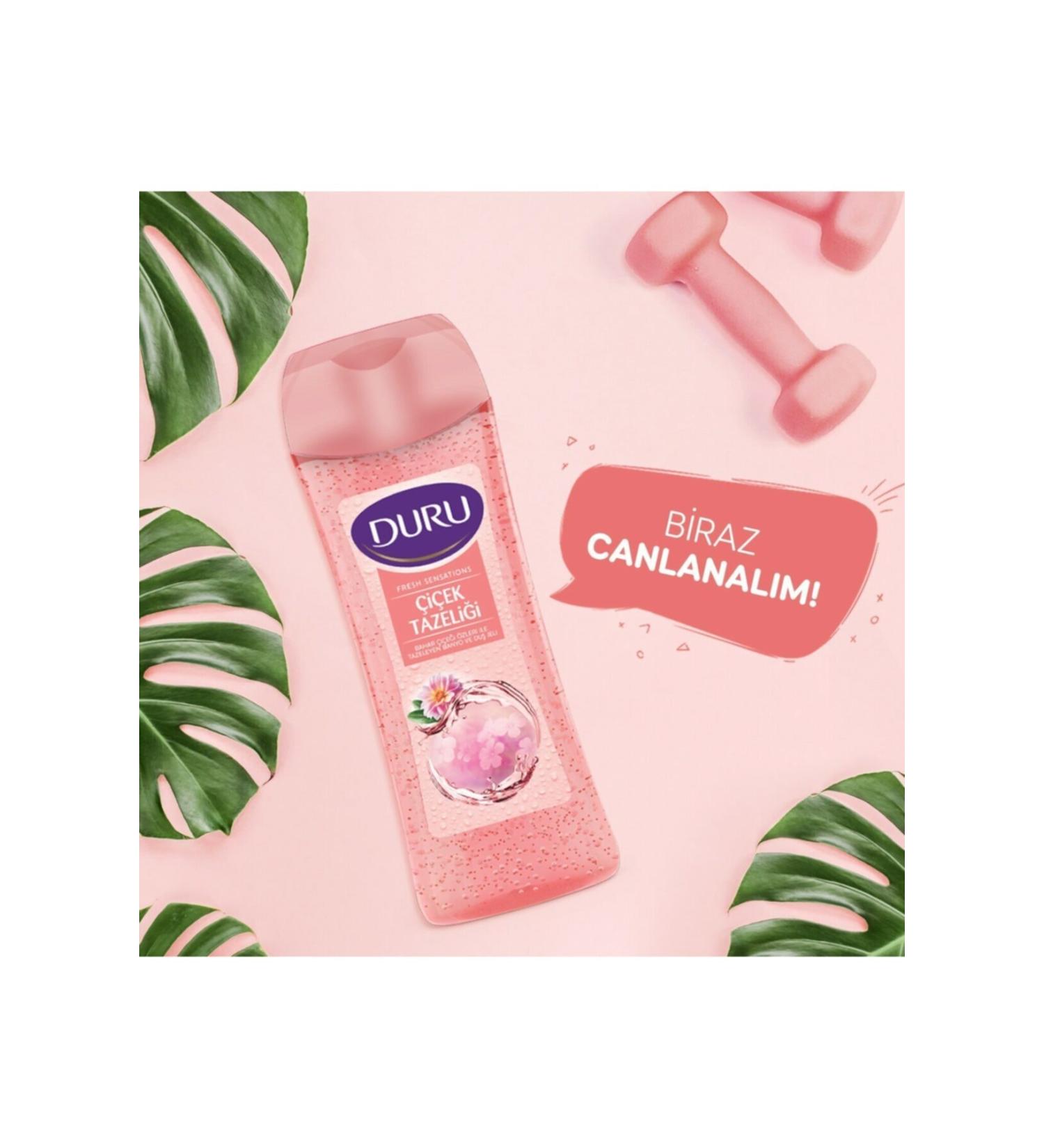 Duru Fresh Sensations Flower Freshness Shower Gel 2x450ml