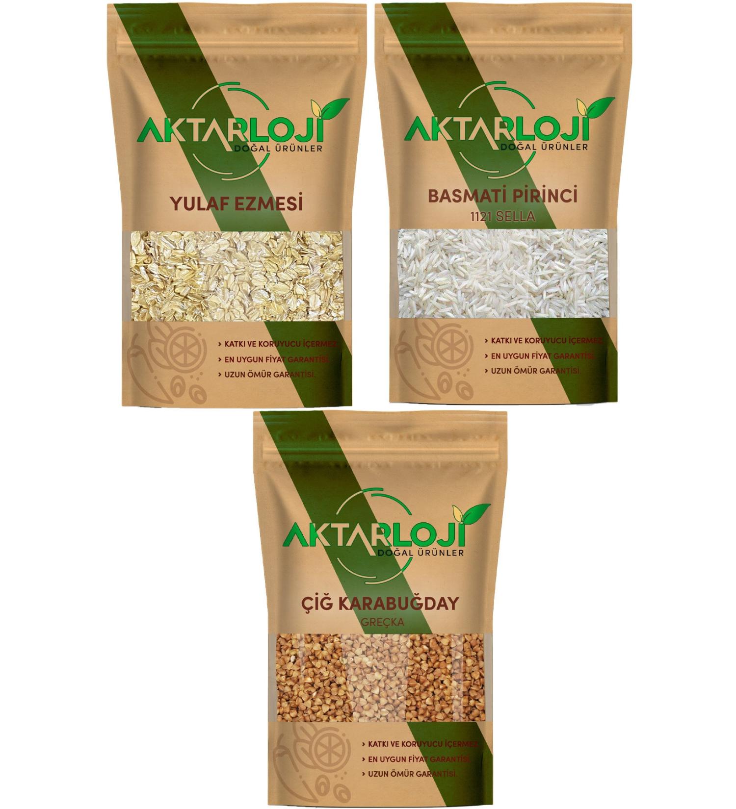 5 Kg Basmati Rice + 3 Kg Buckwheat + 5 Kg Oatmeal